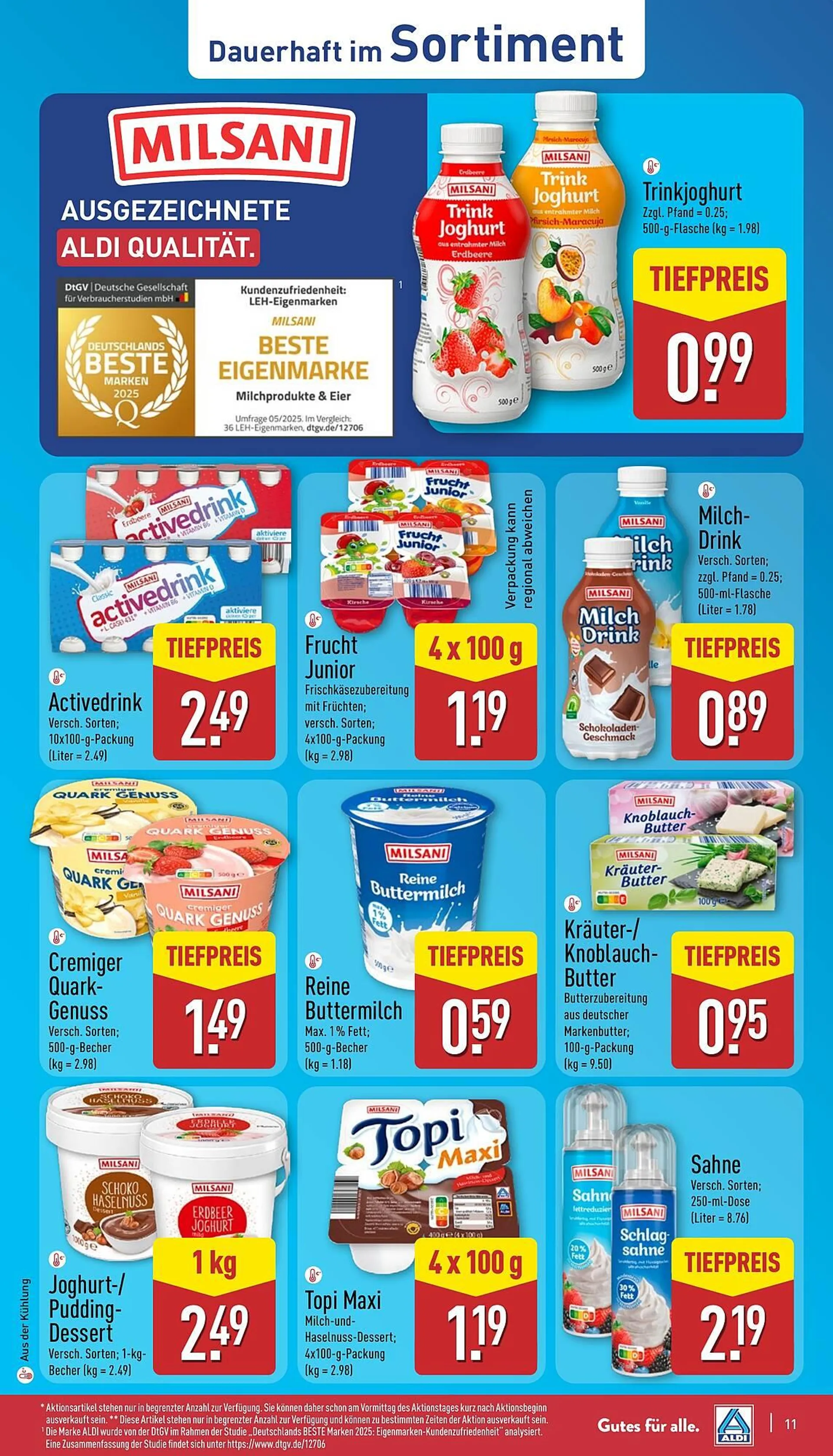 Aldi Nord Prospekt von 7. Juli bis 12. Juli 2025 - Prospekt seite 11
