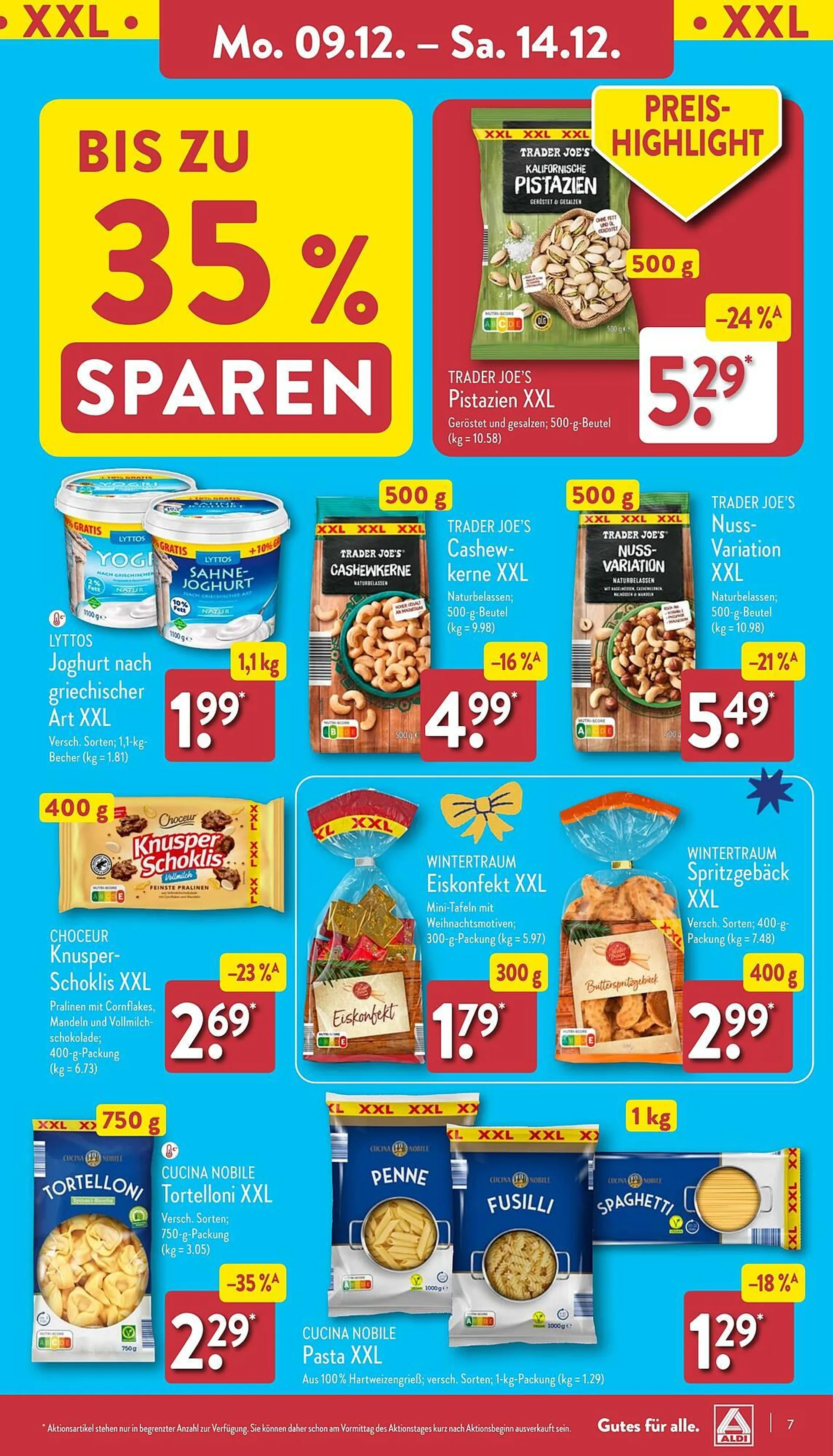 Aldi Nord Prospekt von 9. Dezember bis 14. Dezember 2024 - Prospekt seite 7