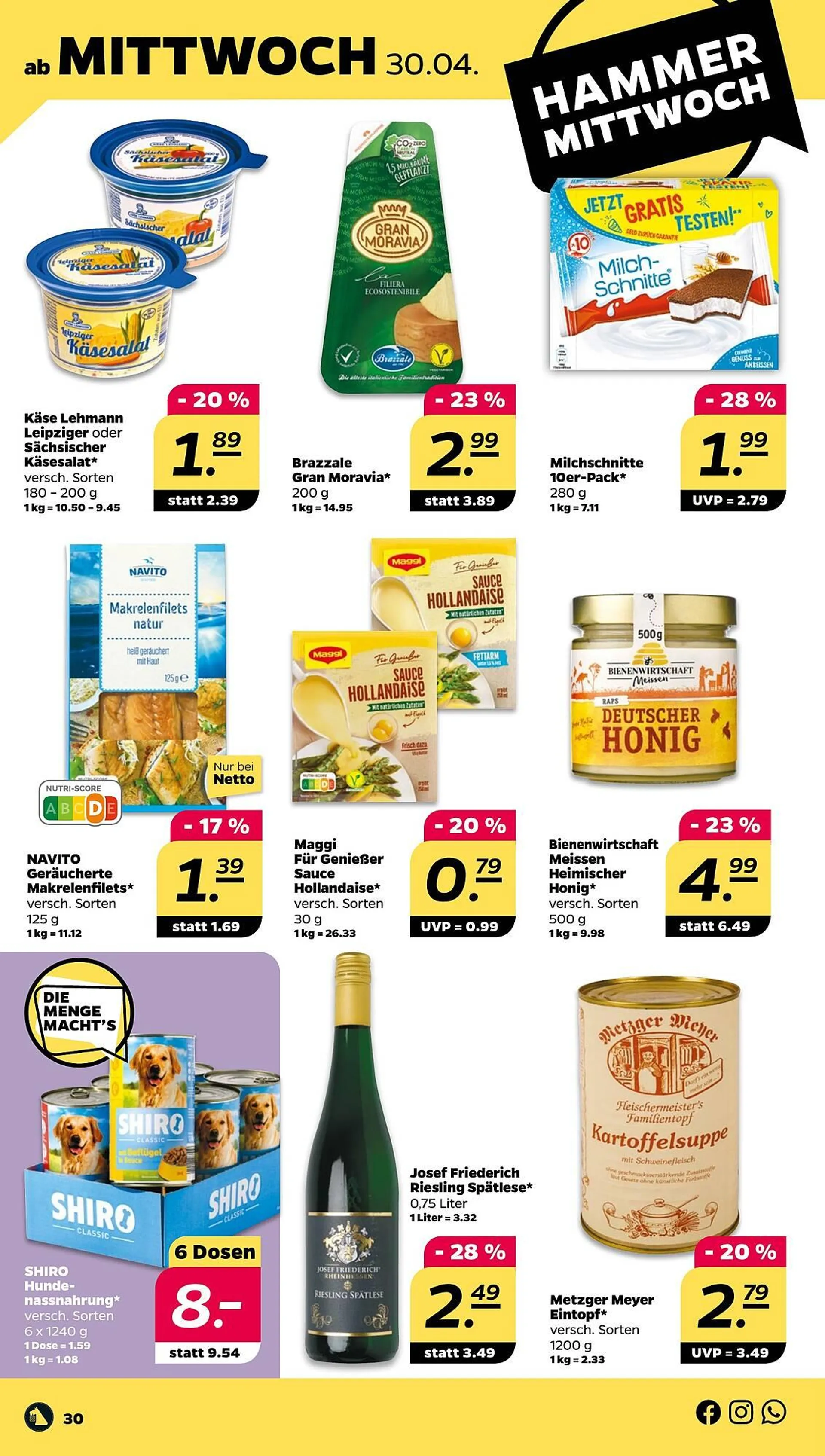NETTO Prospekt von 28. April bis 3. Mai 2025 - Prospekt seite 30