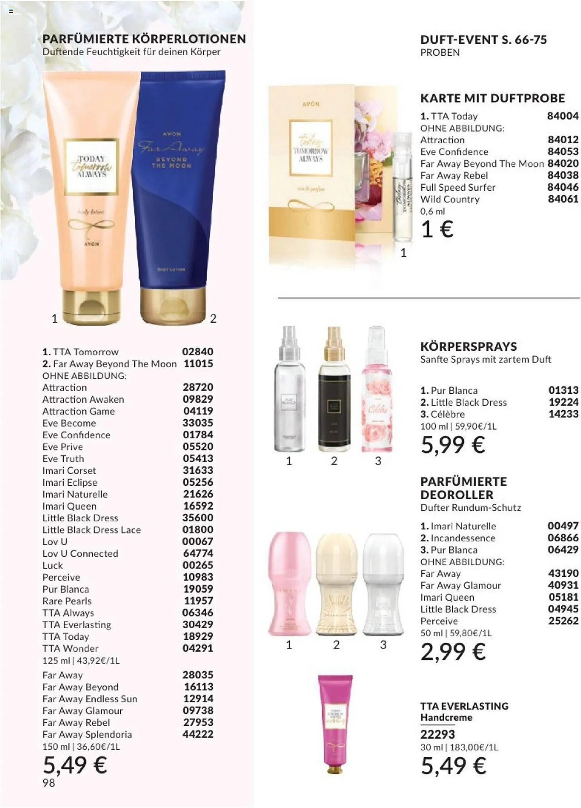 Avon Prospekt von 1. Juli bis 31. Juli 2024 - Prospekt seite 98