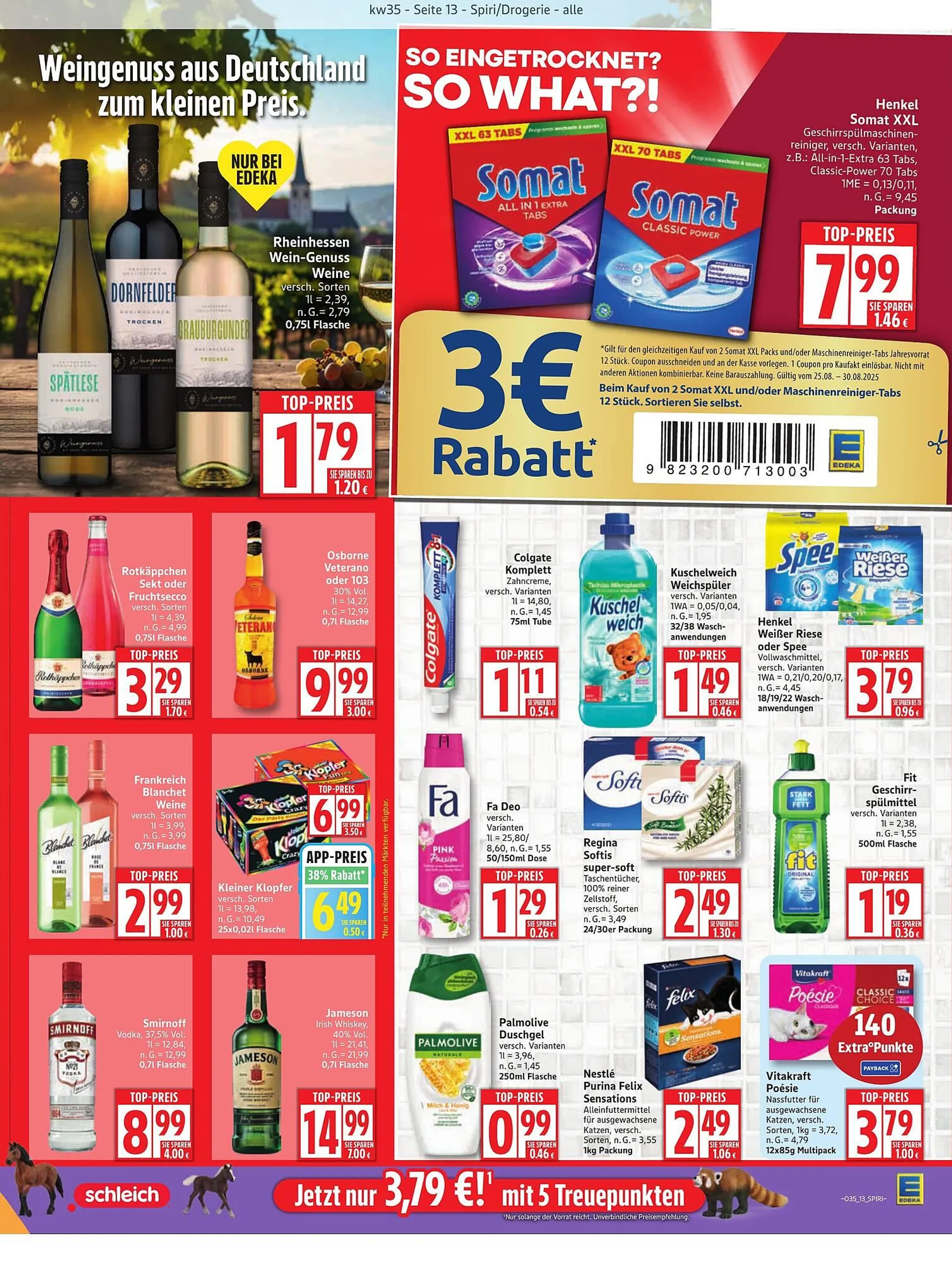 Edeka Prospekt von 25. August bis 30. August 2025 - Prospekt seite 13