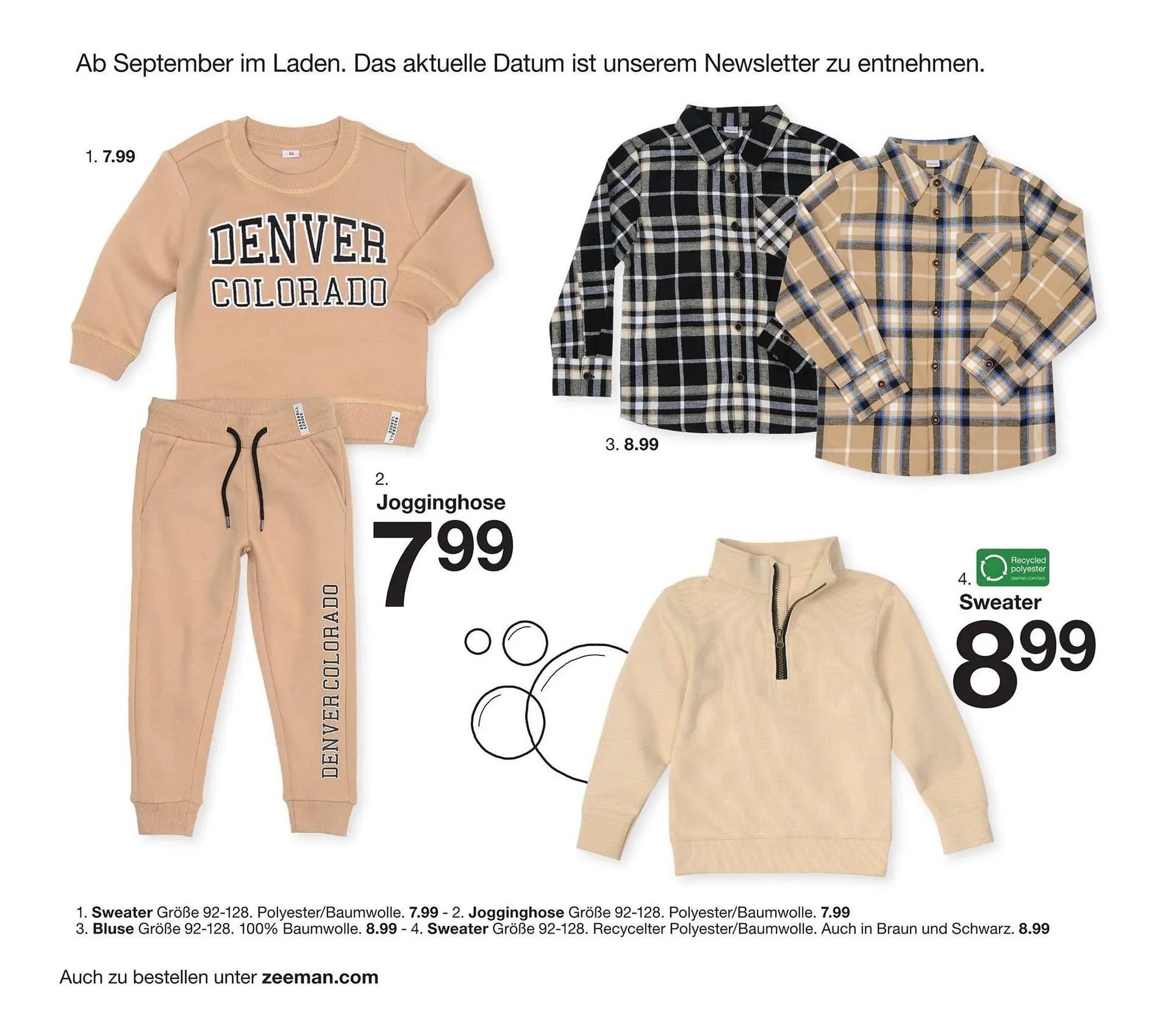 Zeeman Prospekt von 1. September bis 30. November 2024 - Prospekt seite 36