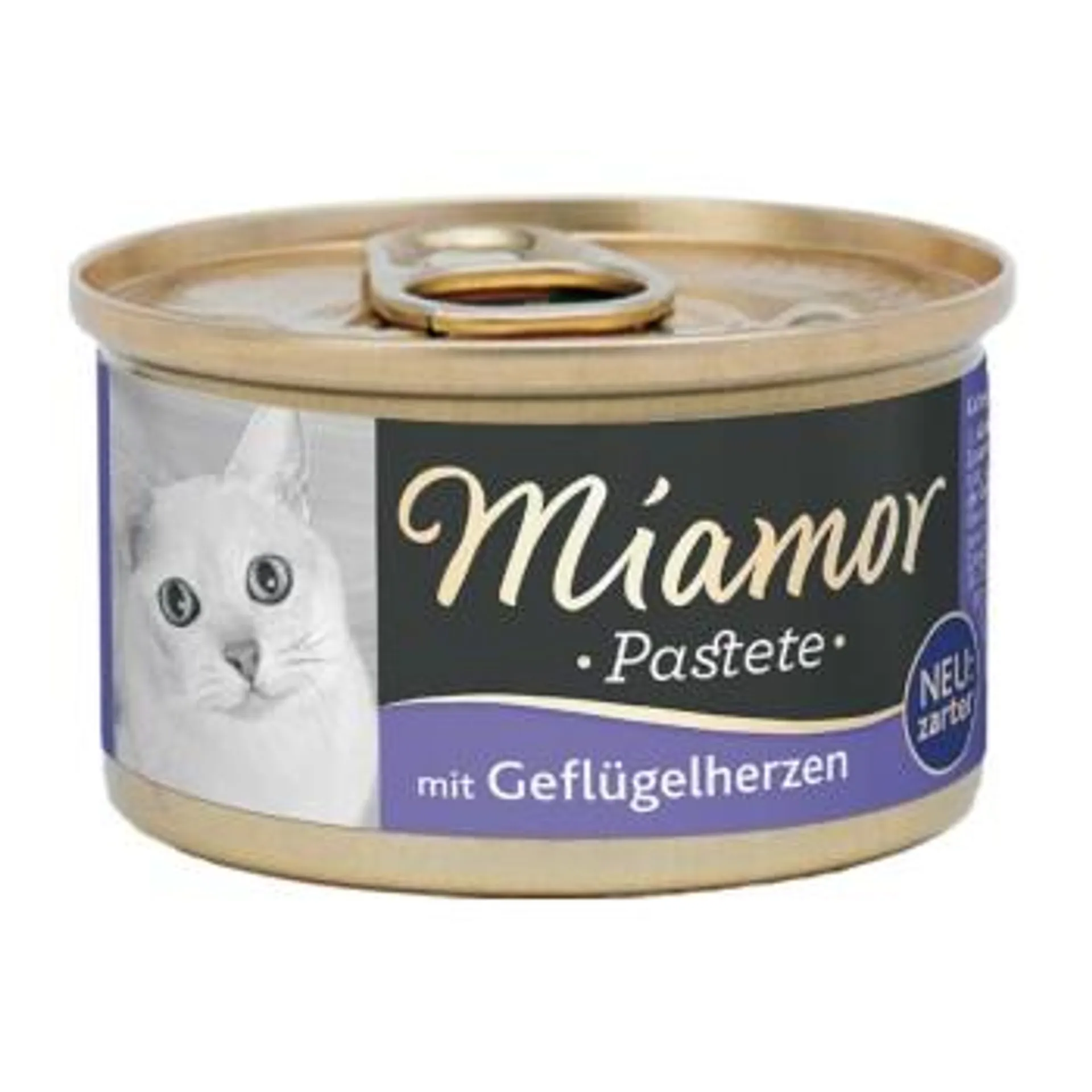 Miamor Pastete Geflügelherzen 12x85 g