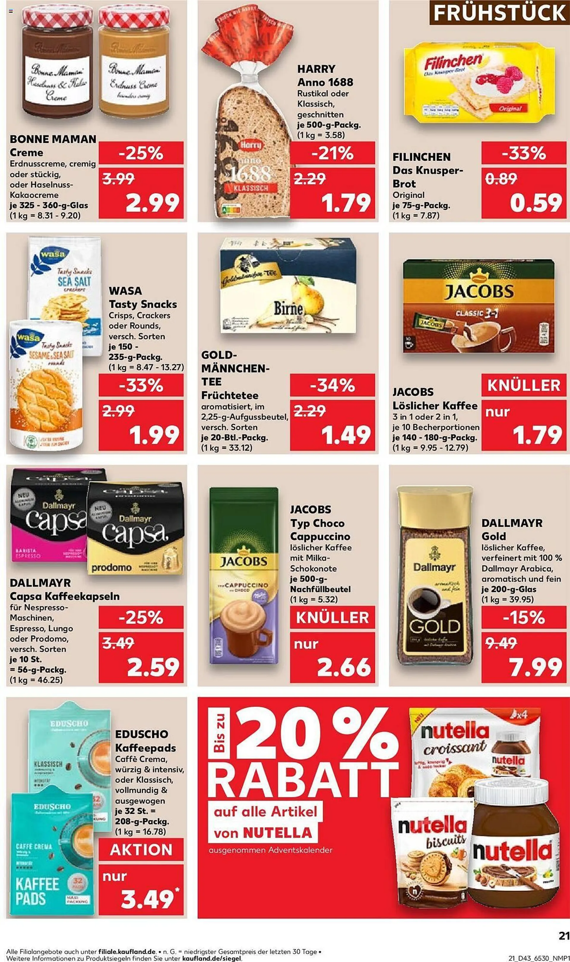 Kaufland Prospekt von 24. Oktober bis 30. Oktober 2024 - Prospekt seite 21