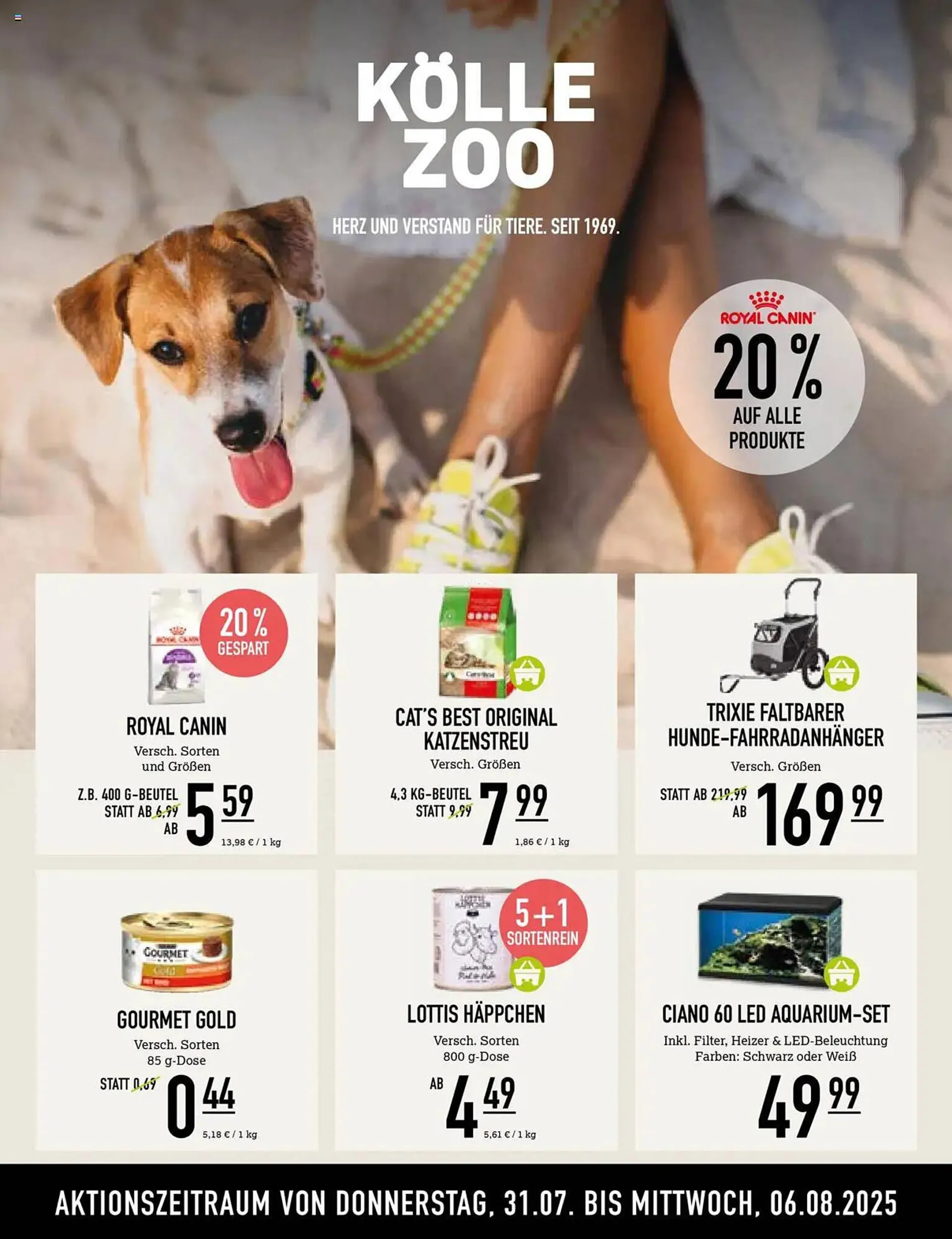 Kölle Zoo Prospekt von 30. Juli bis 6. August 2025 - Prospekt seite 1