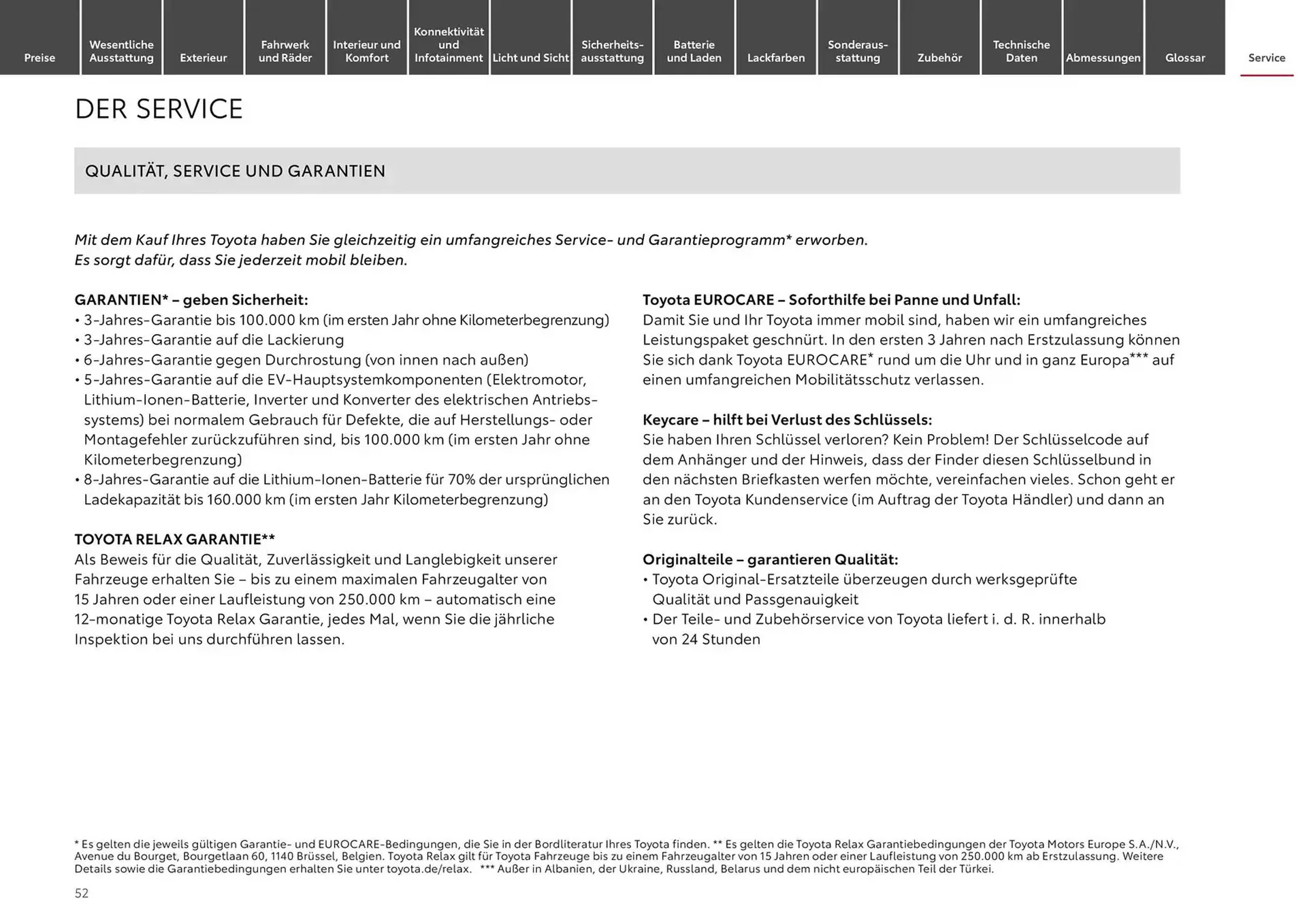 Toyota Prospekt von 13. November bis 13. November 2025 - Prospekt seite 52