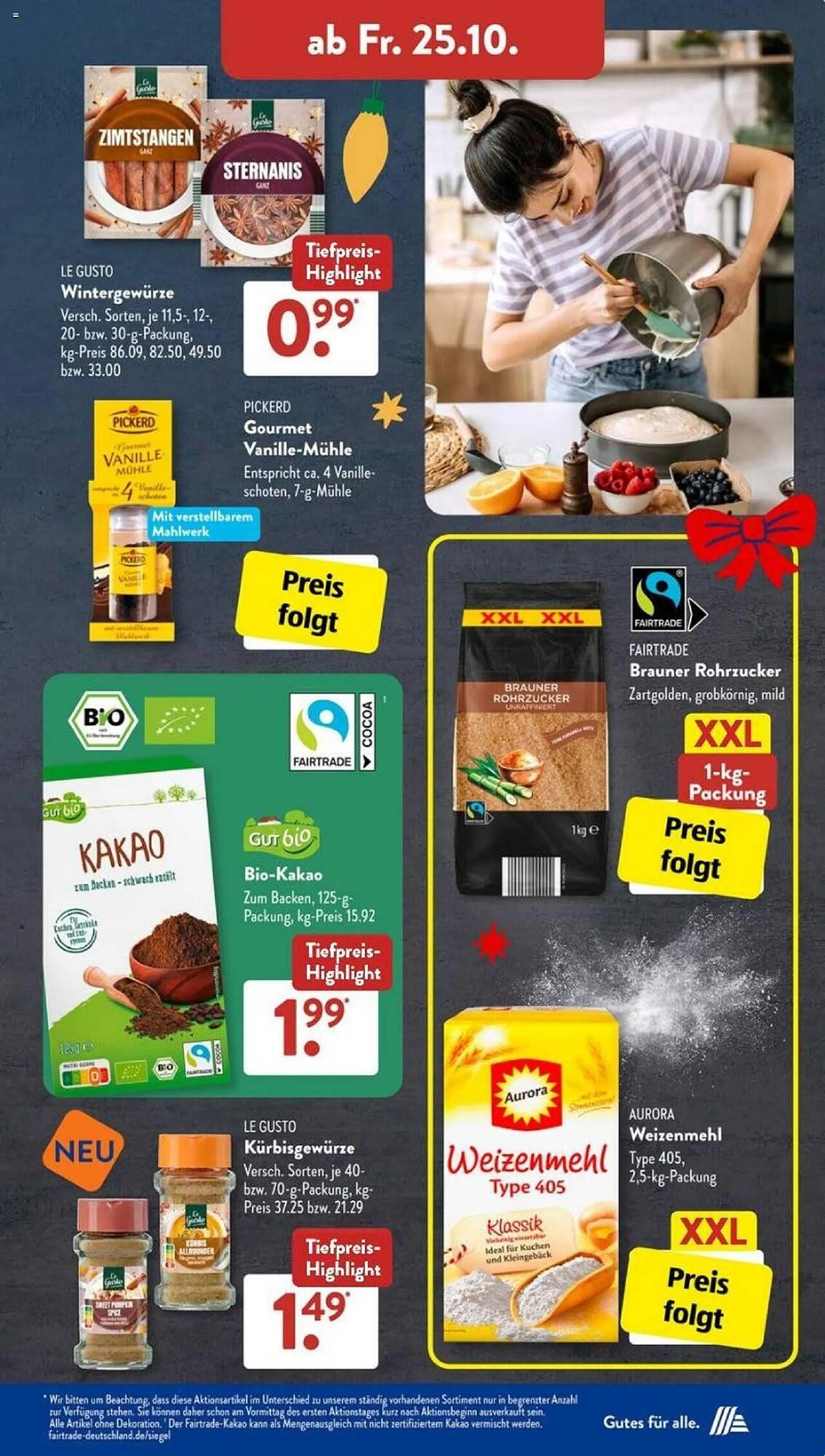 Aldi Süd Prospekt von 21. Oktober bis 26. Oktober 2024 - Prospekt seite 25