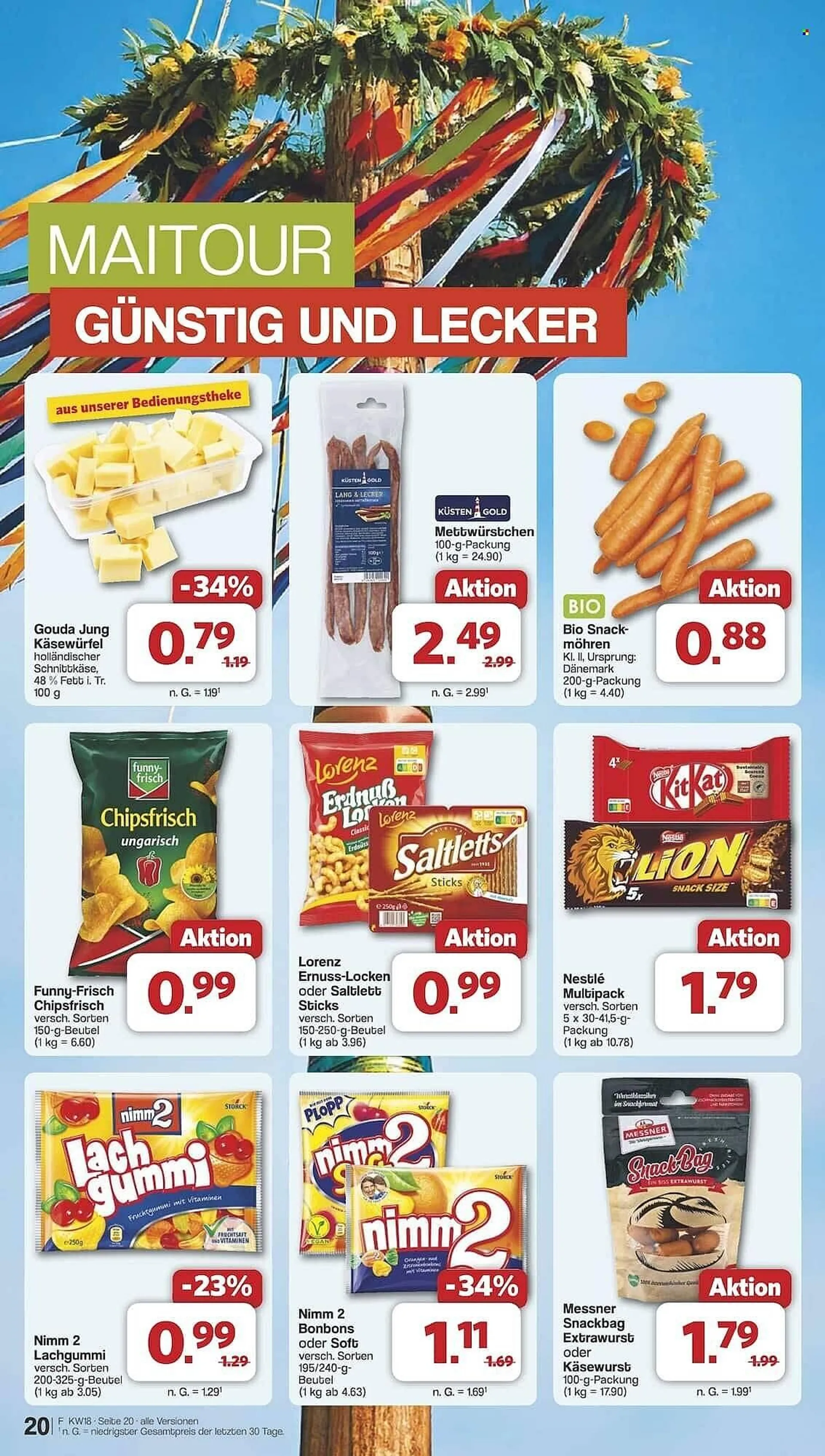 Famila Nord Ost Prospekt von 28. April bis 3. Mai 2025 - Prospekt seite 22