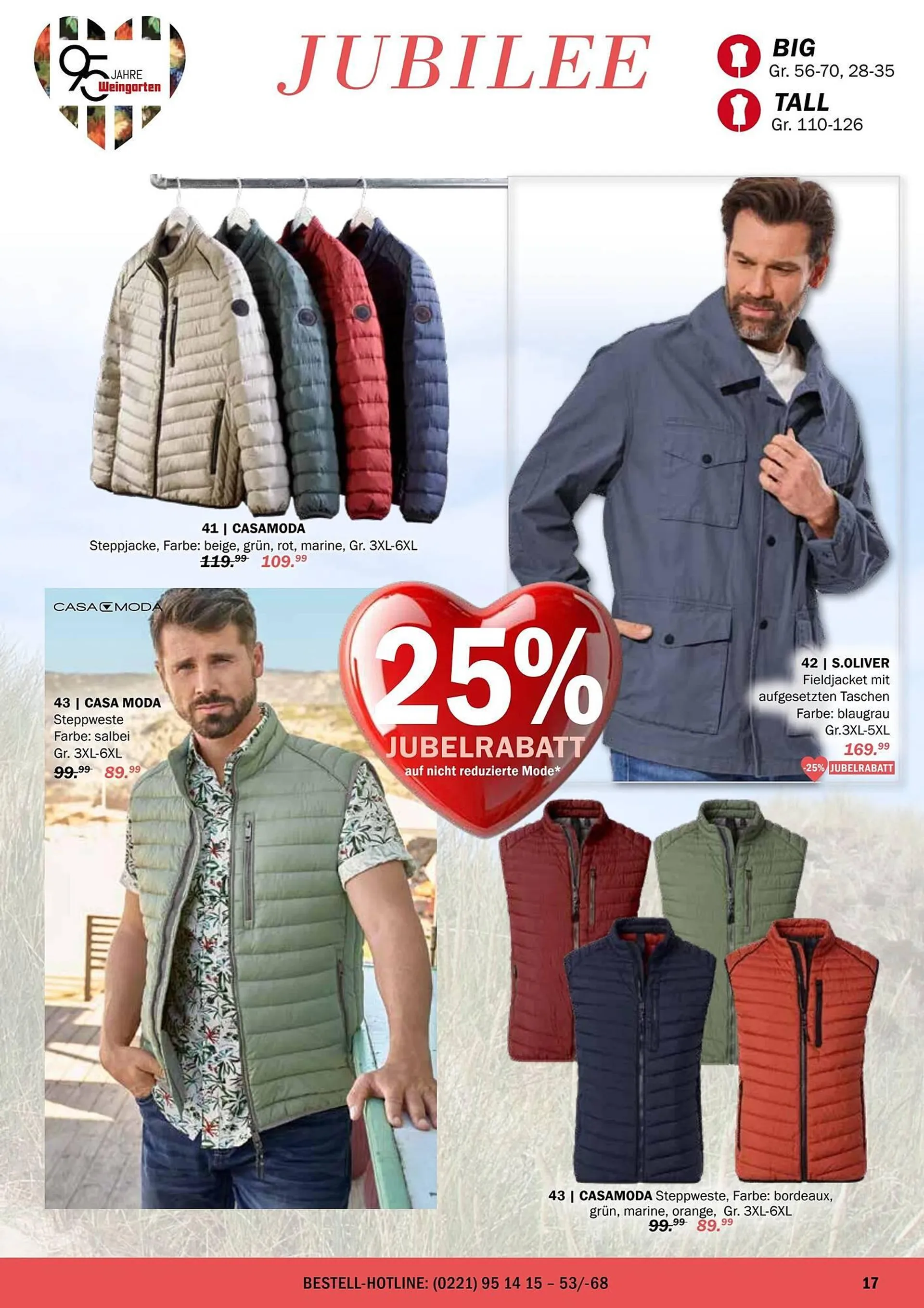 Modehaus Weingarten Prospekt von 2. April bis 1. Juni 2025 - Prospekt seite 17