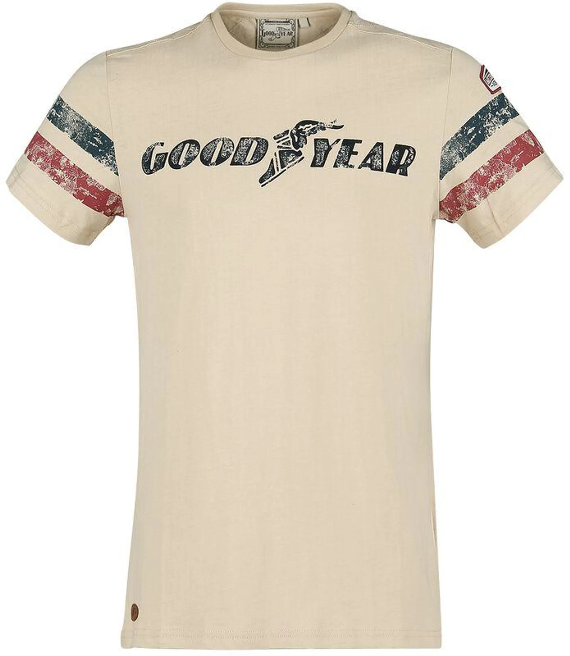 "Grand Bend" T-Shirt beige von GoodYear