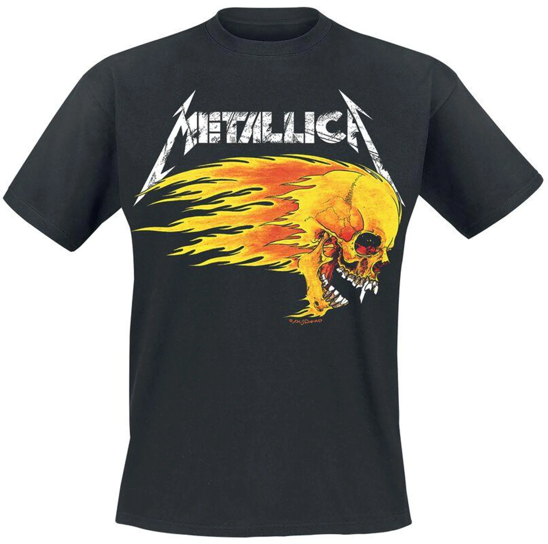 "Flaming Skull Tour Tee" T-Shirt schwarz von Metallica