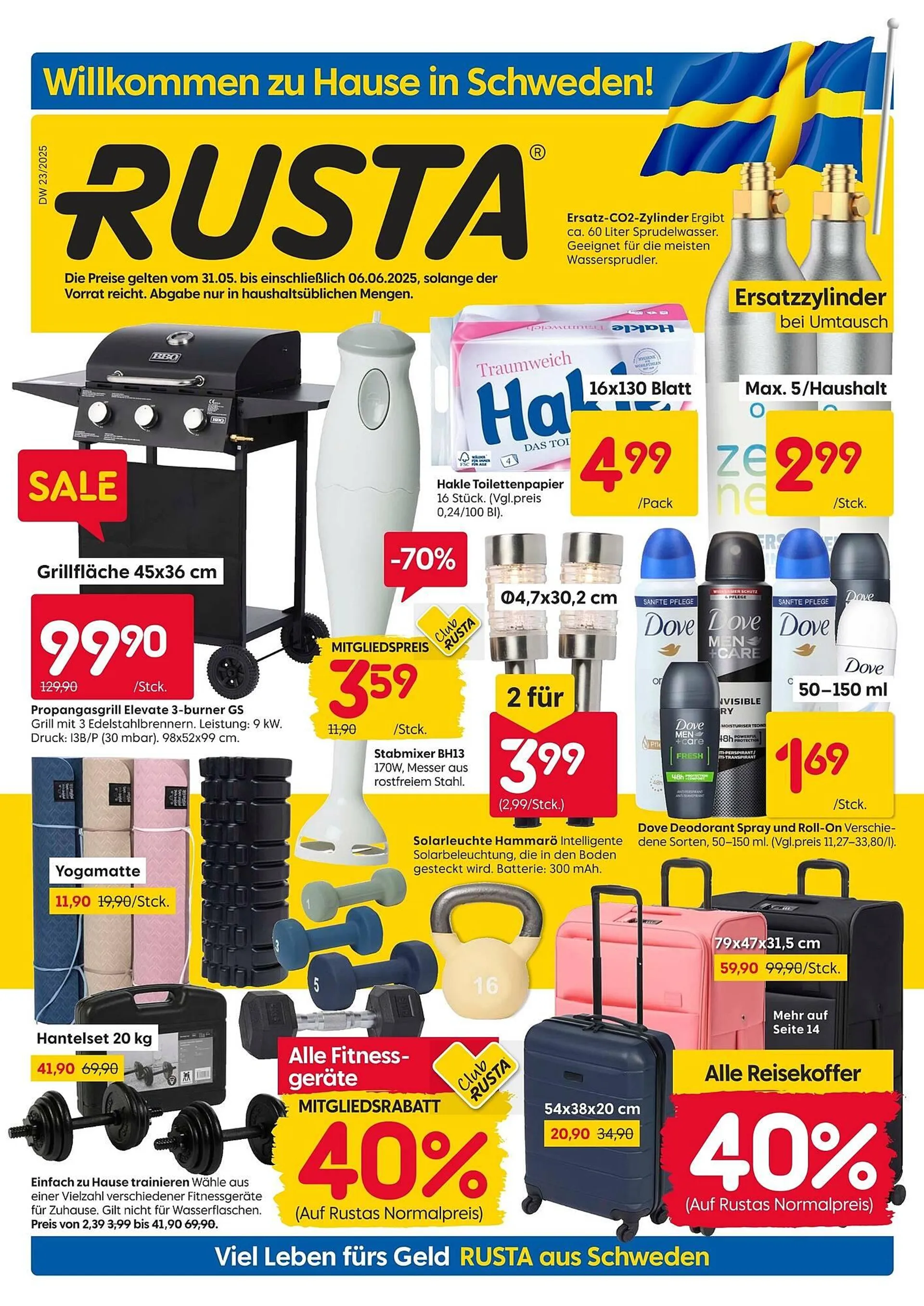 Rusta Prospekt von 31. Mai bis 6. Juni 2025 - Prospekt seite 1