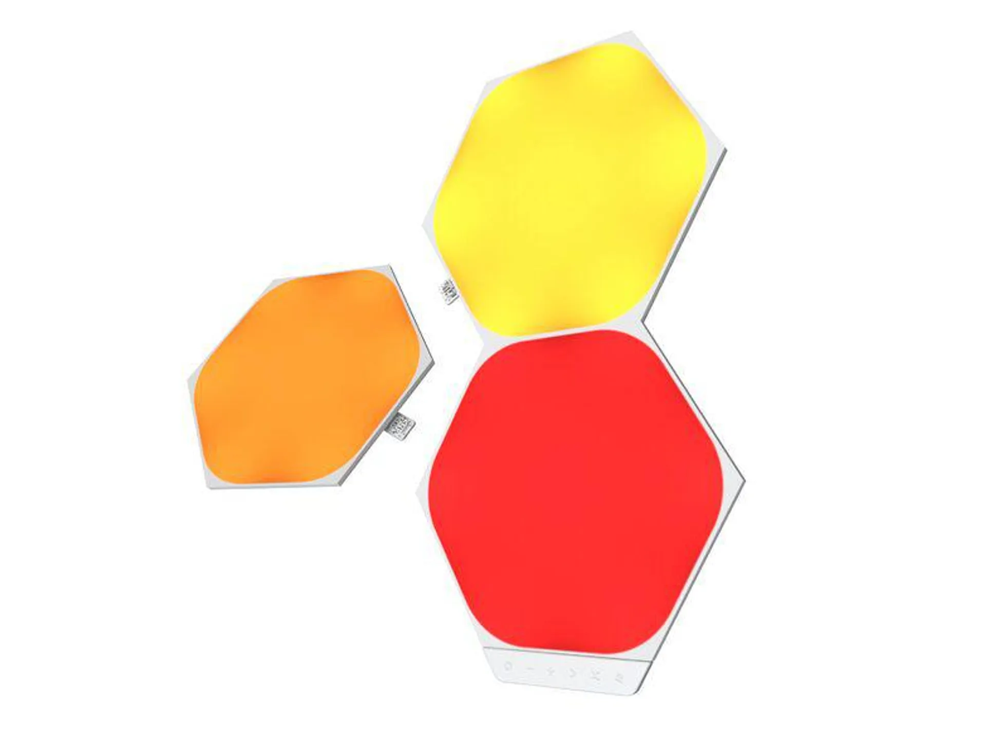Nanoleaf Shapes Hexagon modulare LED-Lichtpaneele, 3-teiliges Erweiterungsset