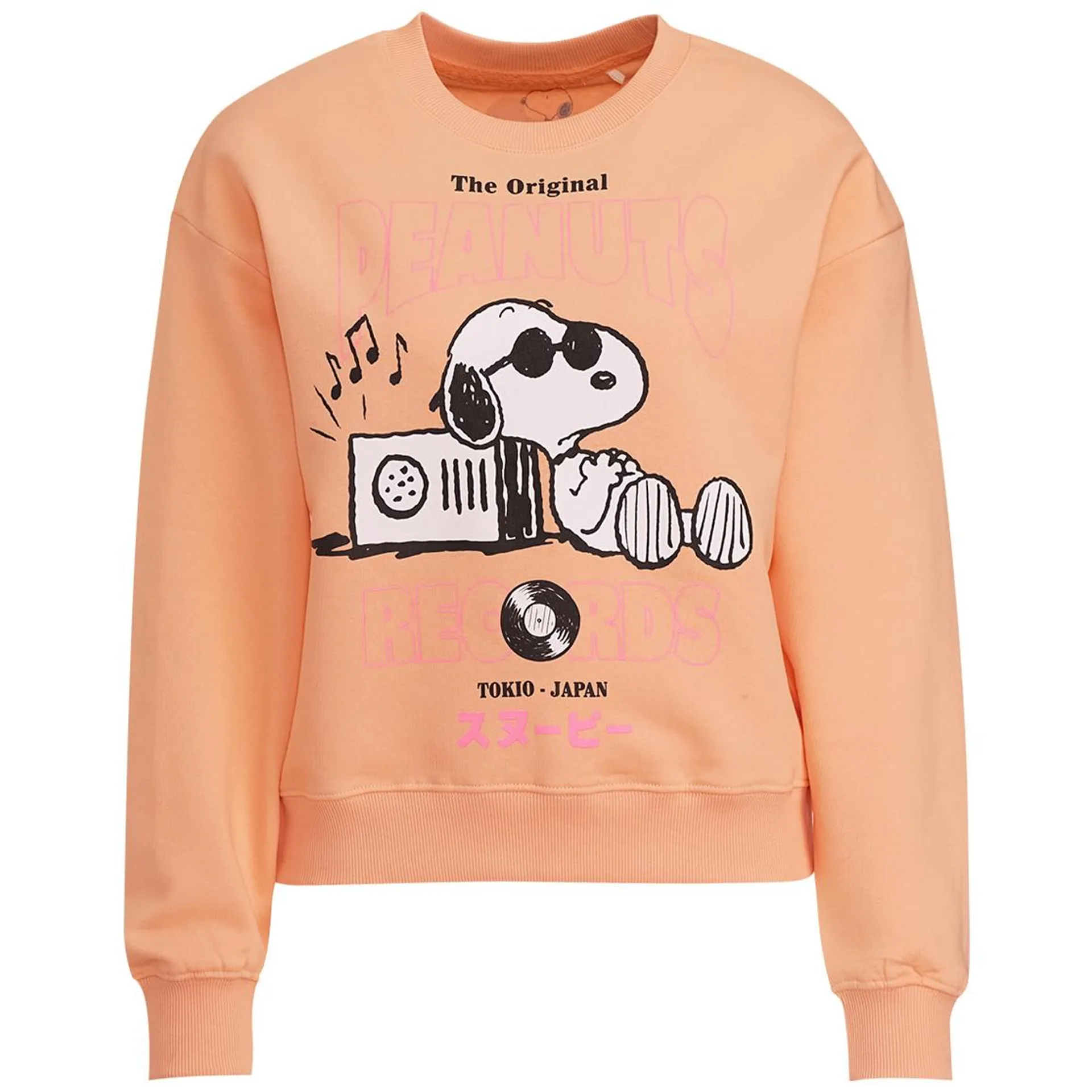 Peanuts Sweatshirt mit Brust-Print