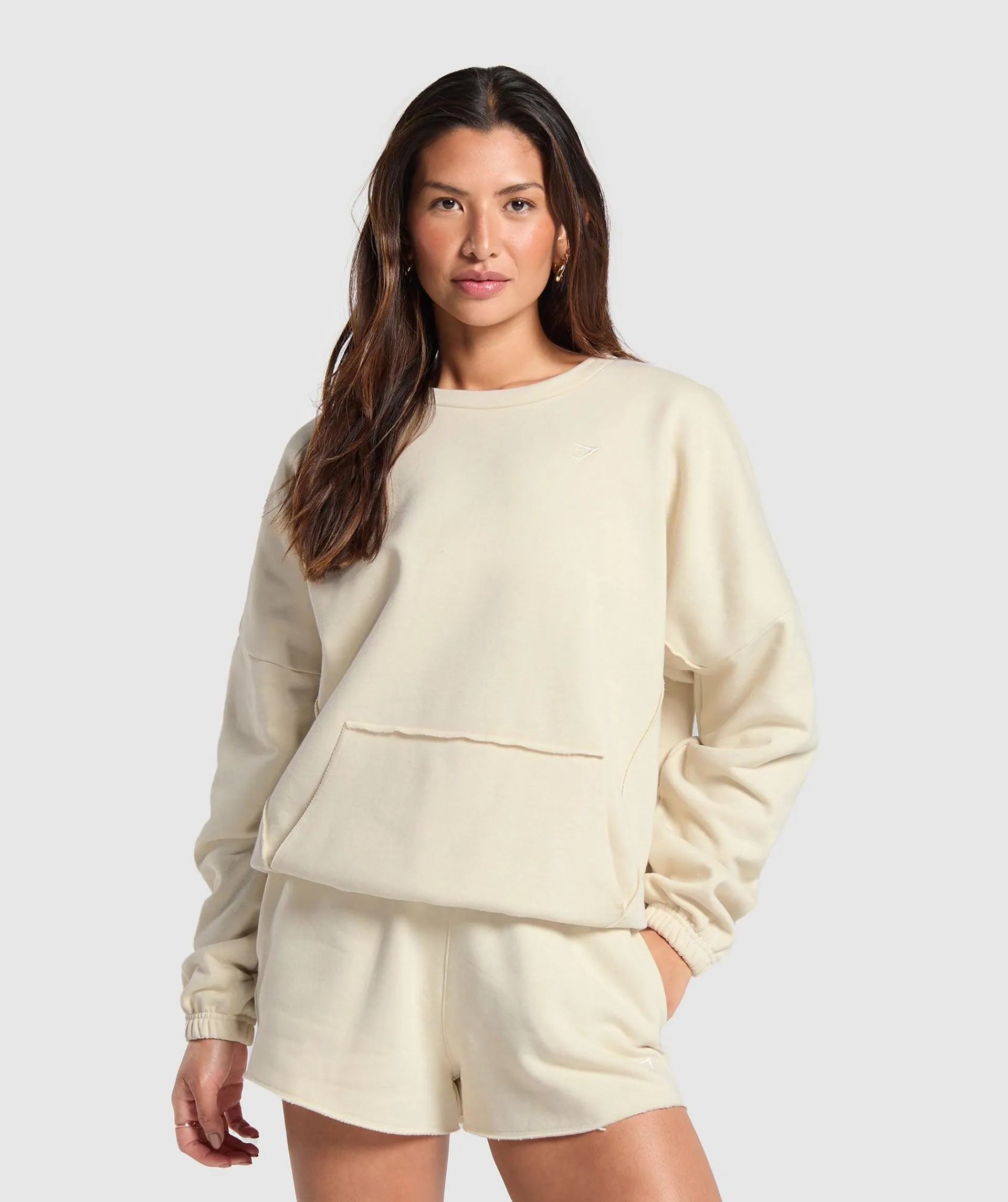 Fleece Oversized Sweatshirt