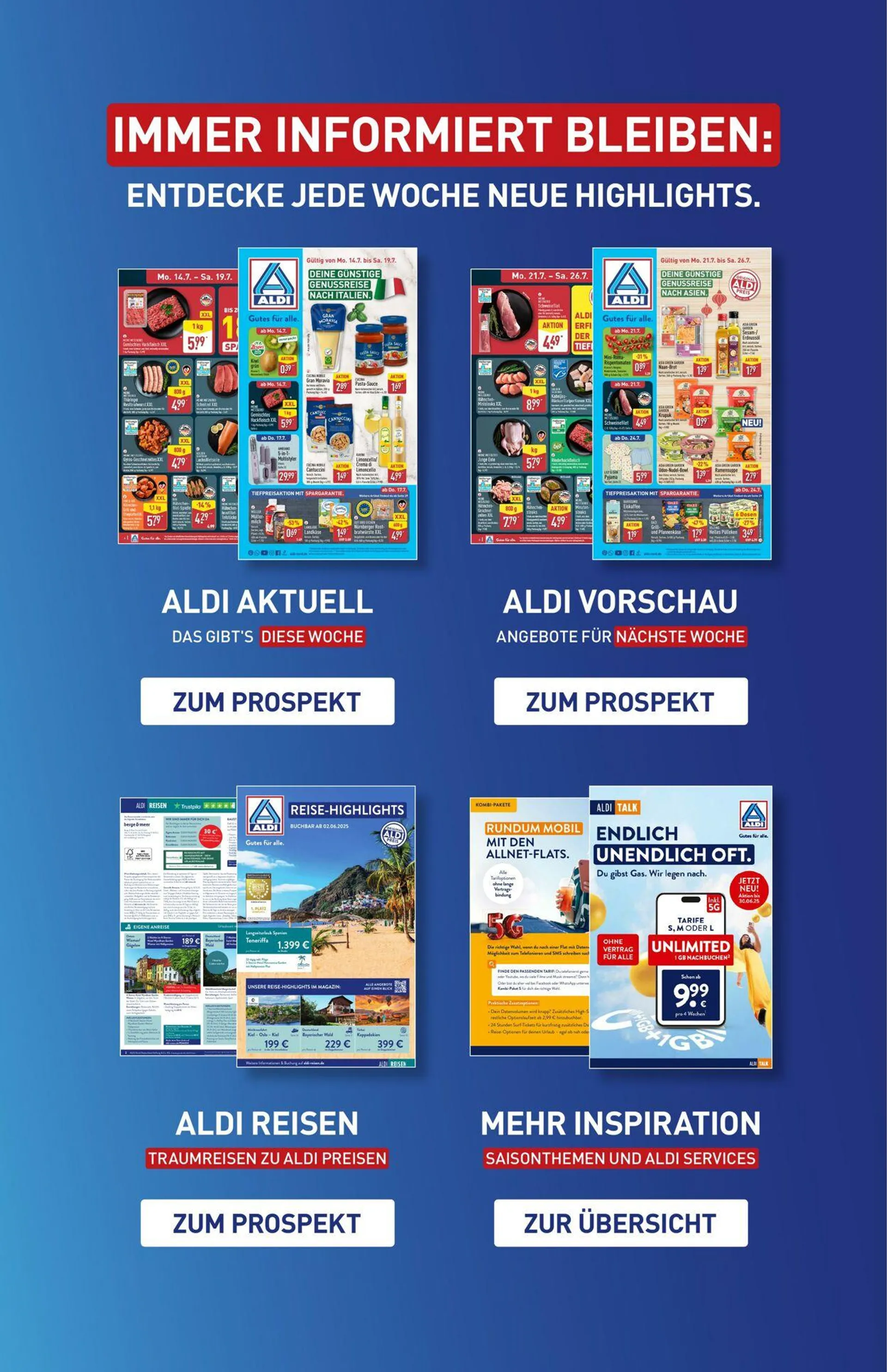 Aldi-Nord von 21. Juli bis 26. Juli 2025 - Prospekt seite 44