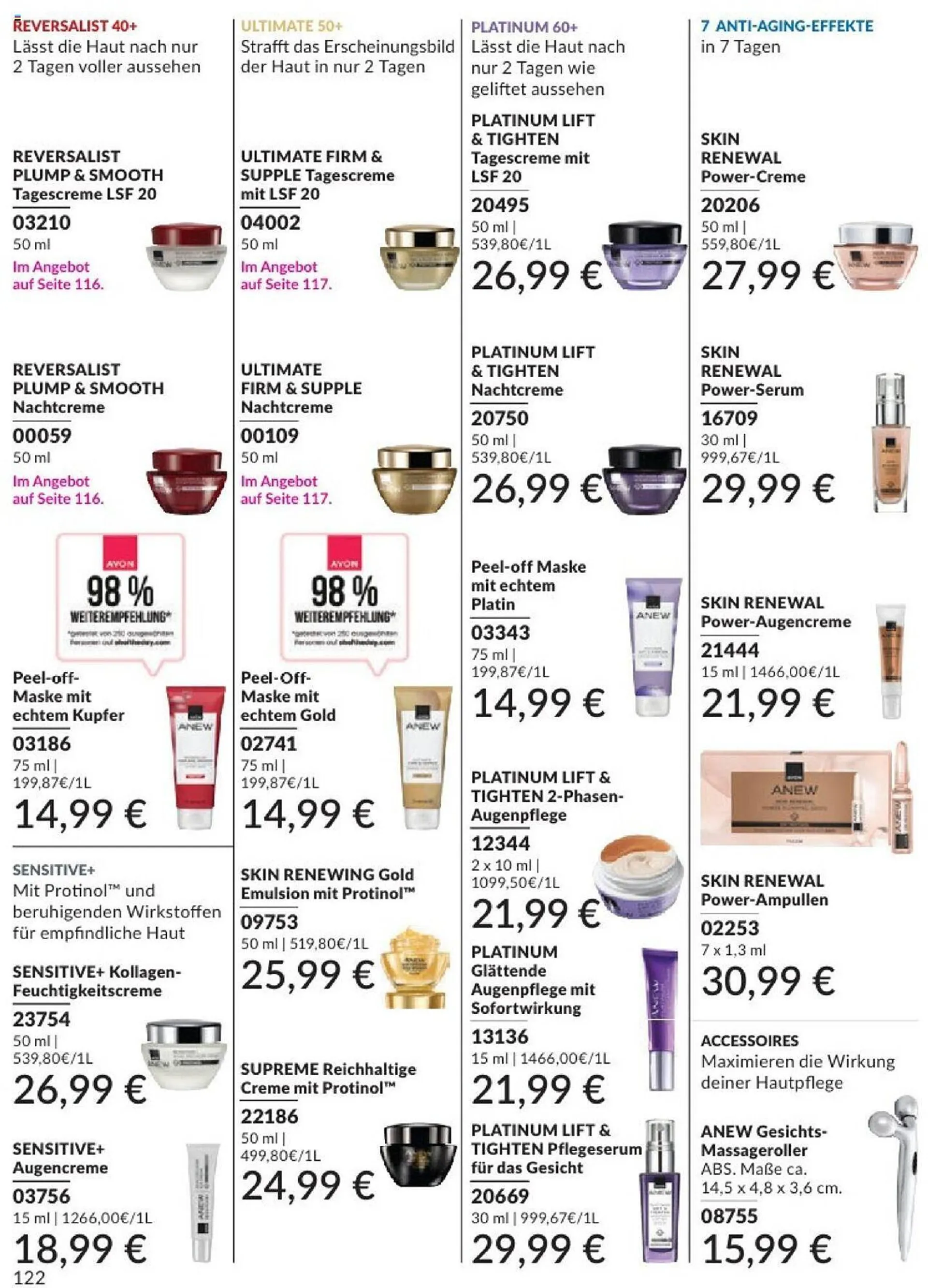 Avon Prospekt von 1. Juli bis 31. Juli 2024 - Prospekt seite 122