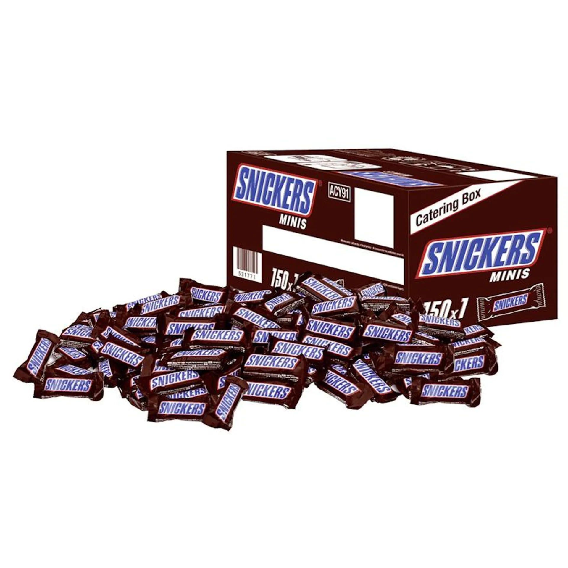 Snickers 150 Riegel x 18.8 g (2.82kg)