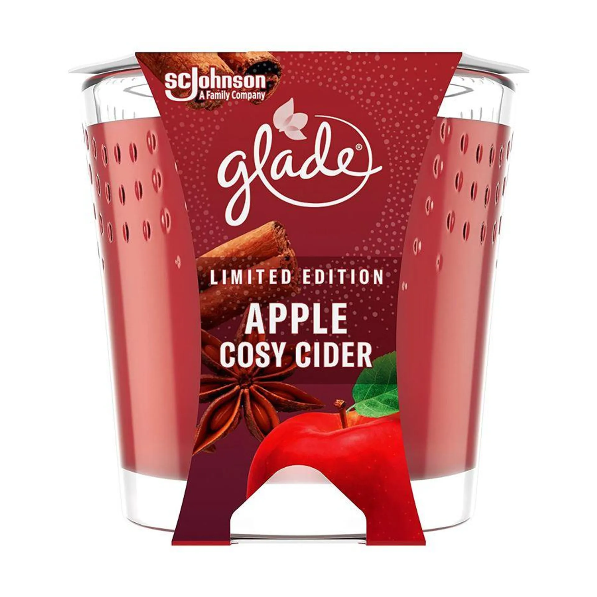 Glade Duftkerze Apple Cosy Cider 129g