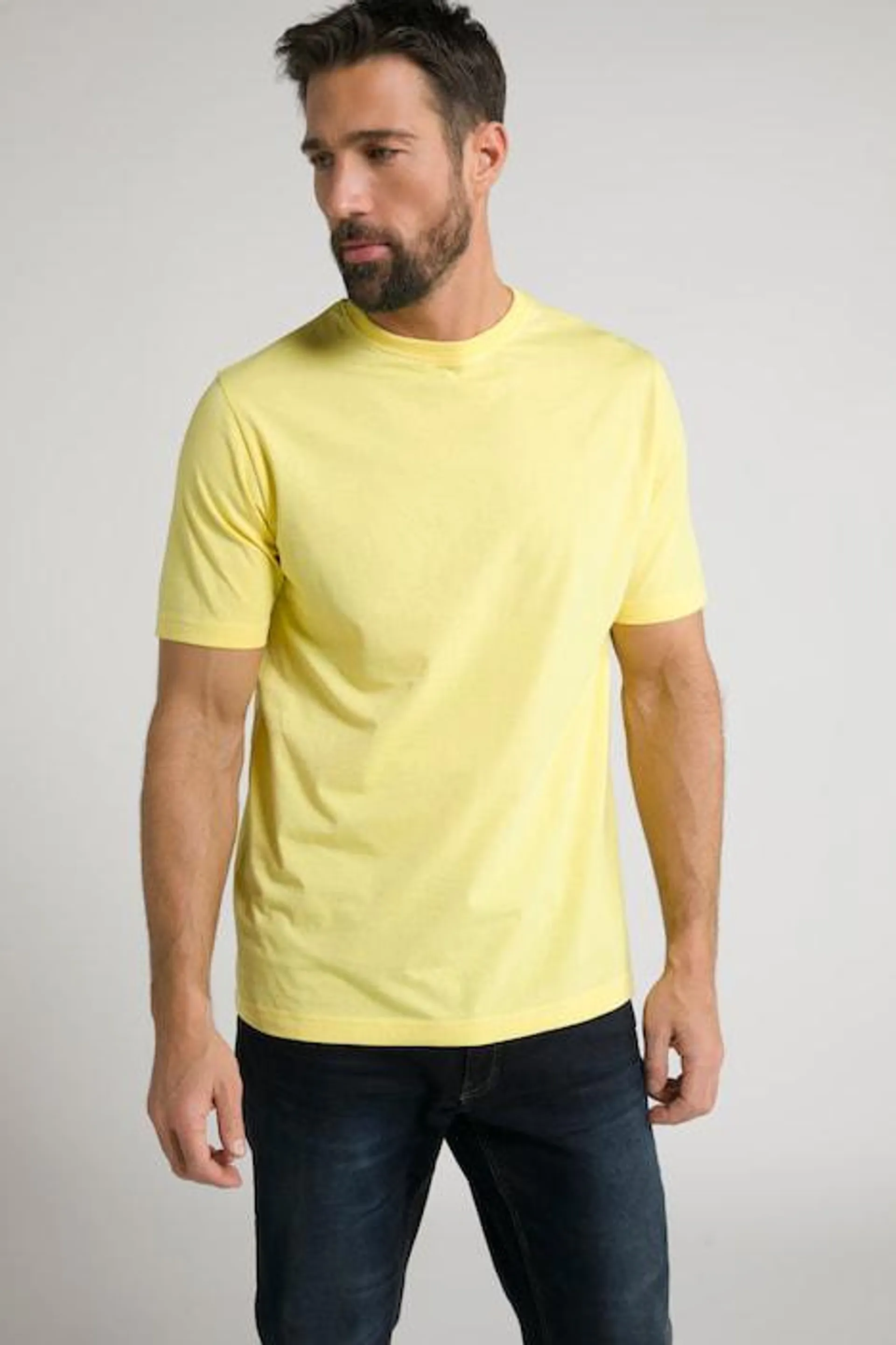 T-Shirt, Rücken Print, Halbarm