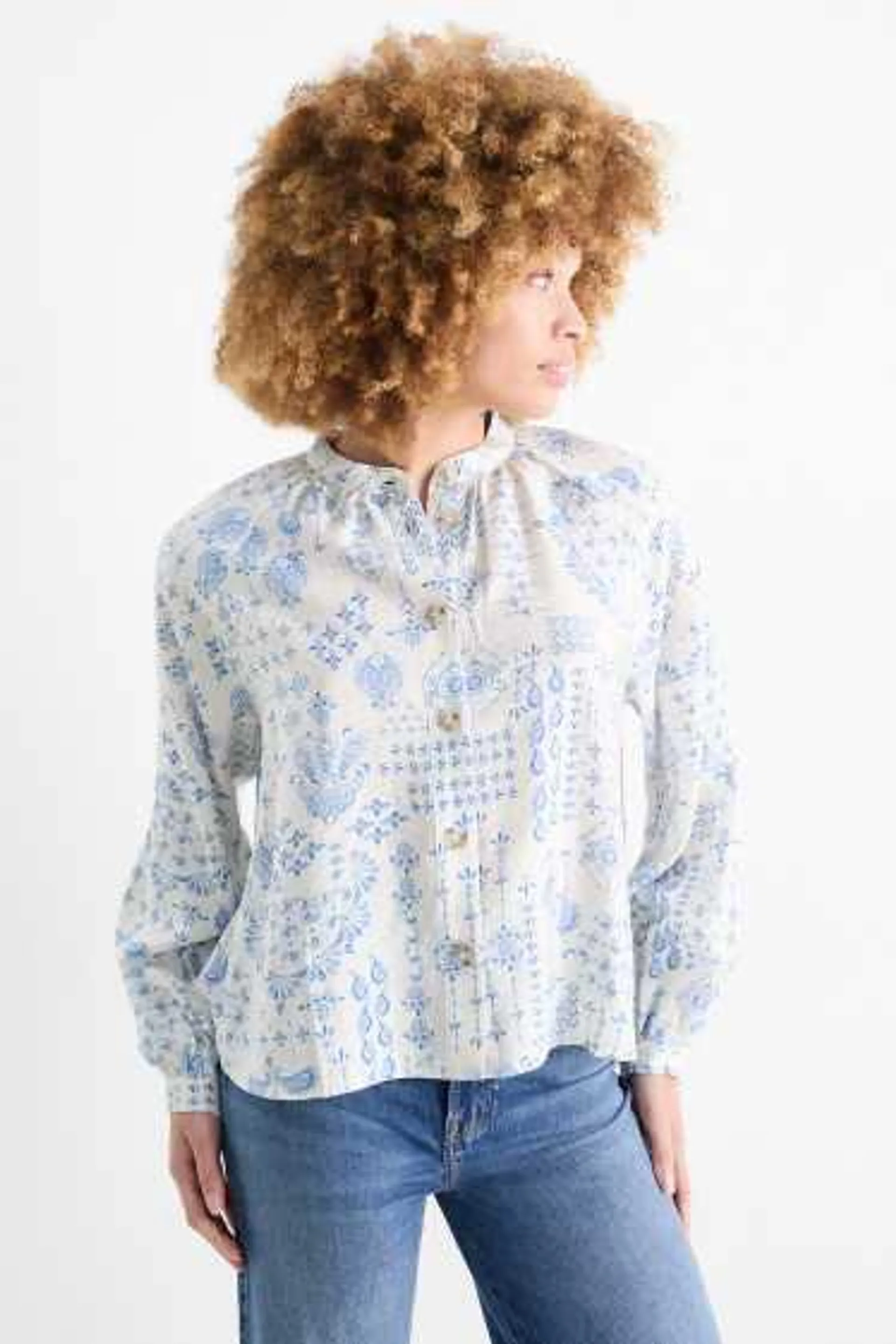 Blouse - patterned