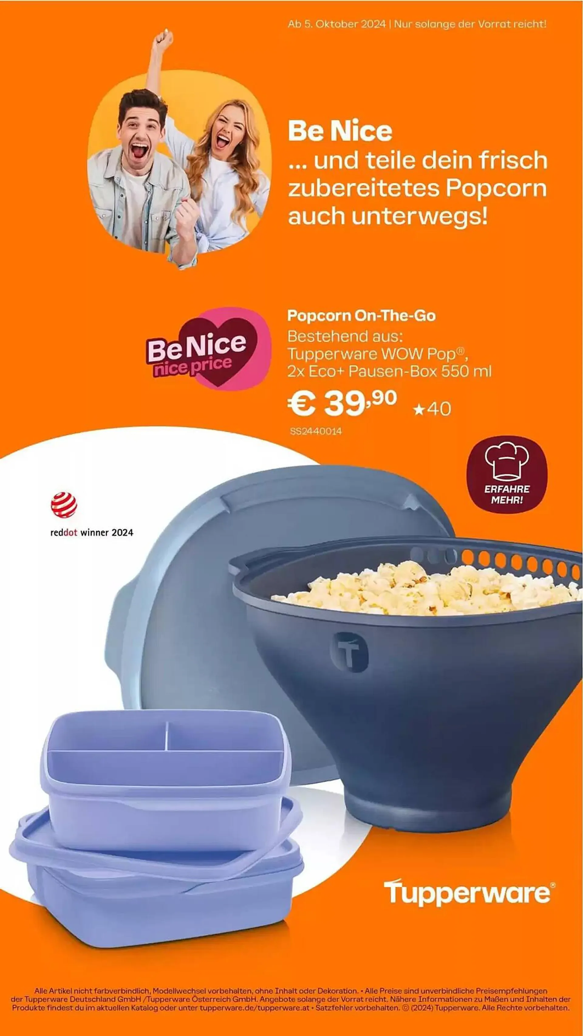 Tupperware Prospekt von 8. Oktober bis 22. Oktober 2024 - Prospekt seite 2