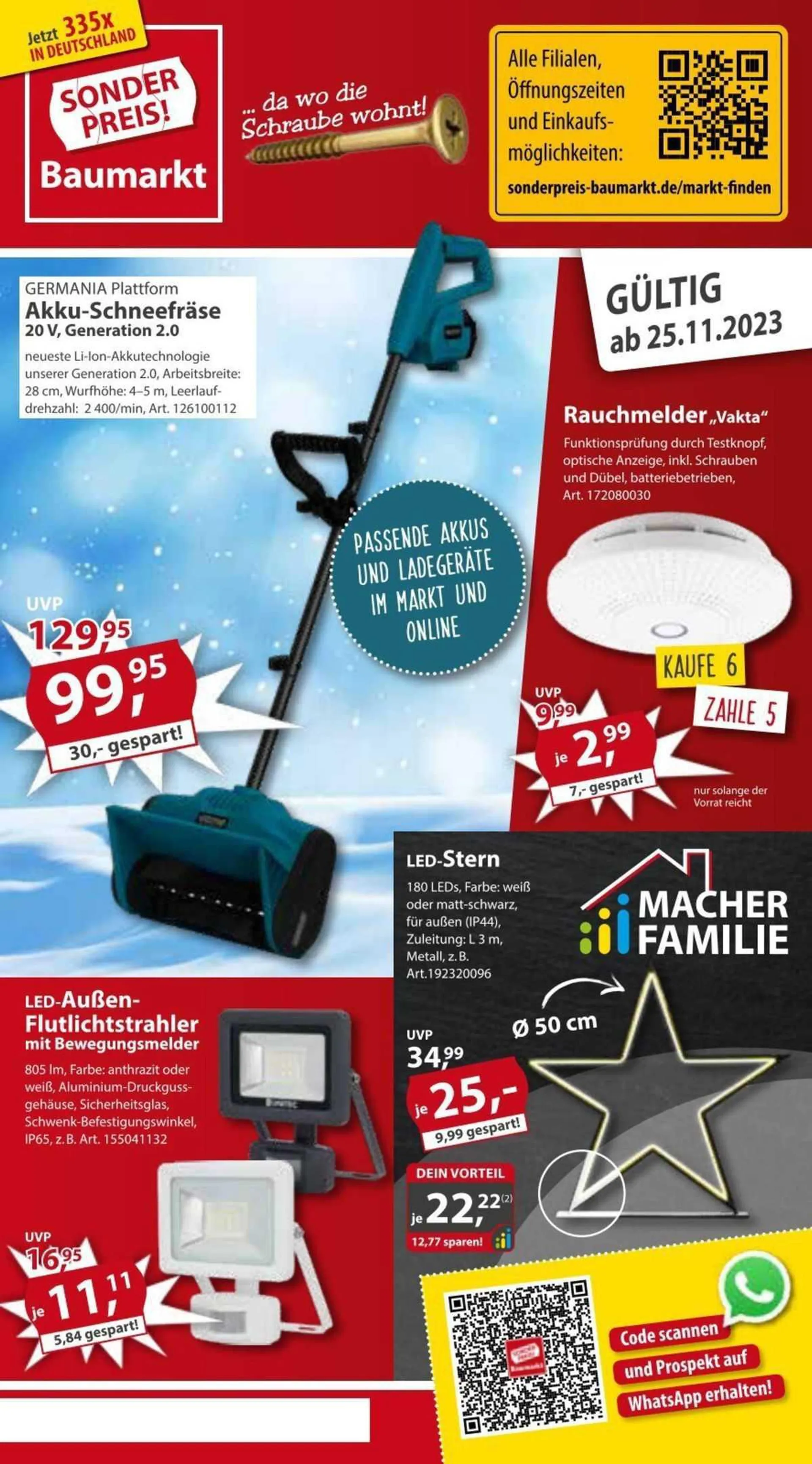 Sonderpreis Baumarkt Prospekt