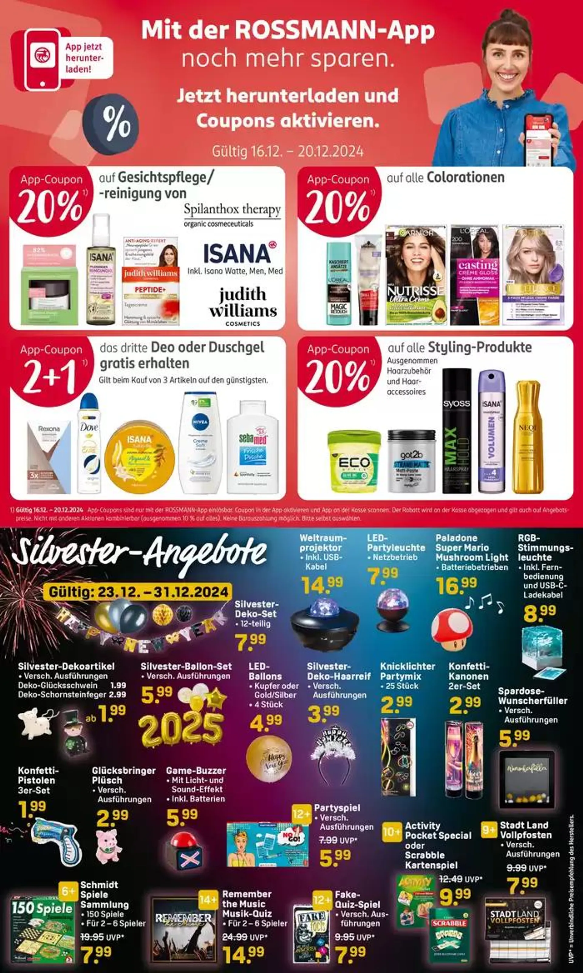 Rossmann katalog von 14. Dezember bis 20. Dezember 2024 - Prospekt seite 16