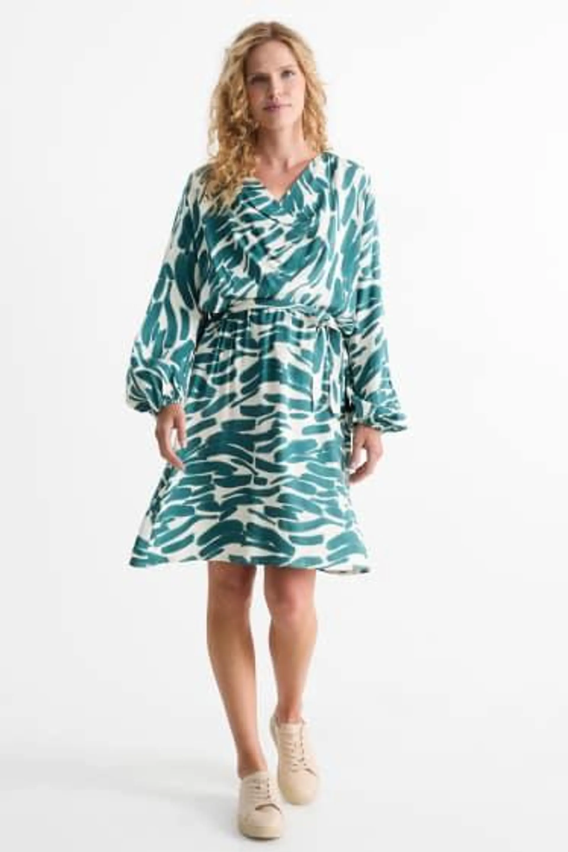 Viscose dress - patterned