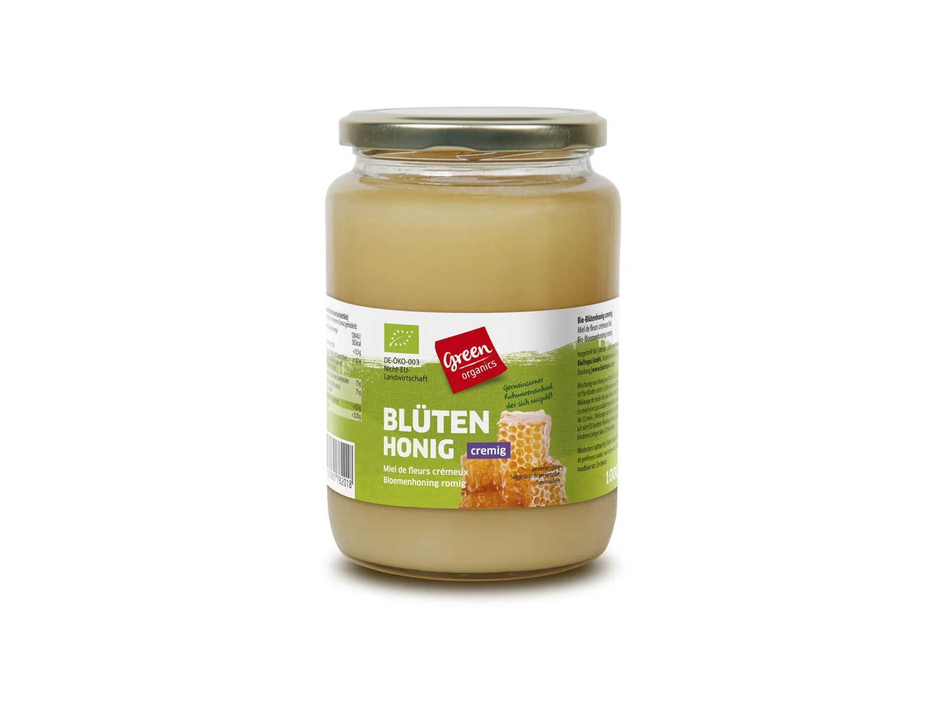 greenorganics Blütenhonig cremig 1kg