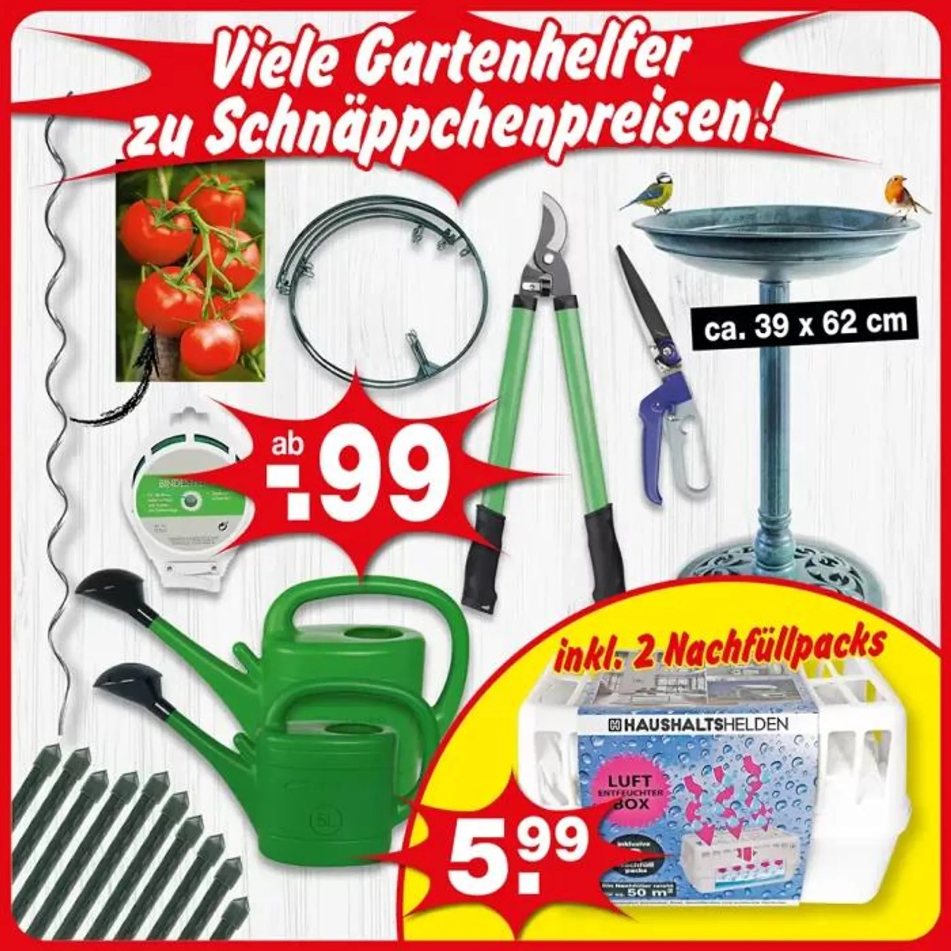 Gartenhelfer aller Art ….