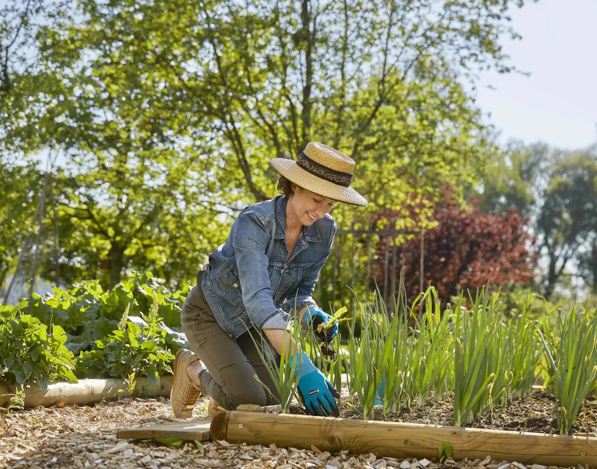 Gardena Pflanz und Bodenhandschuh Größe 7 S