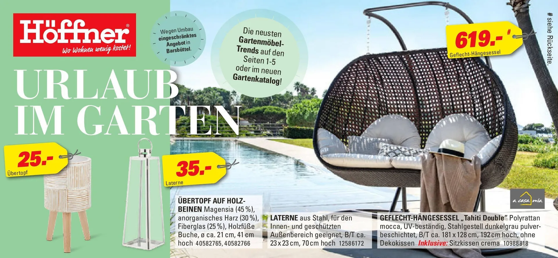 Höffner Prospekt von 24. Juni bis 15. Juli 2025 - Prospekt seite 1