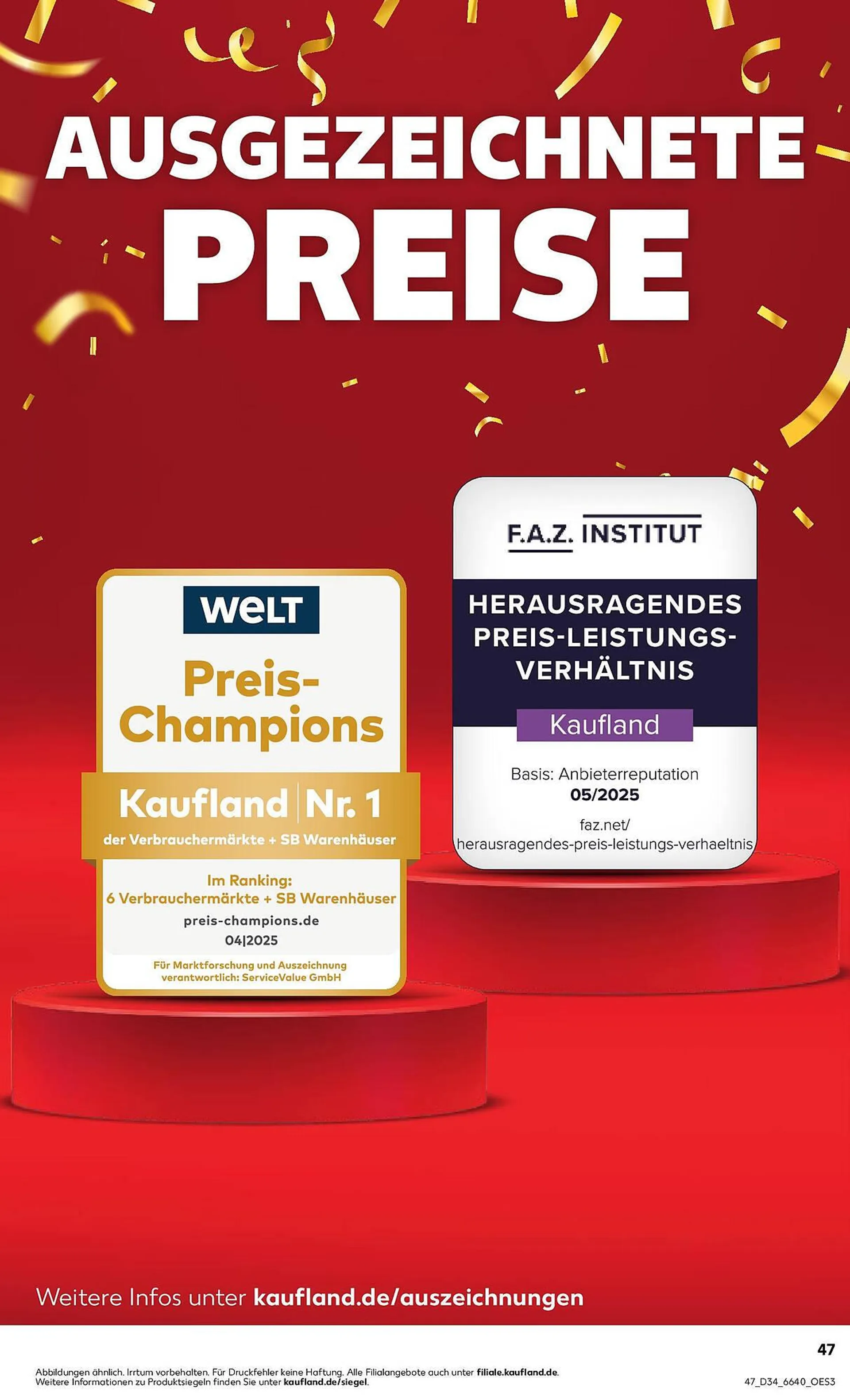 Kaufland Prospekt von 21. August bis 27. August 2025 - Prospekt seite 47