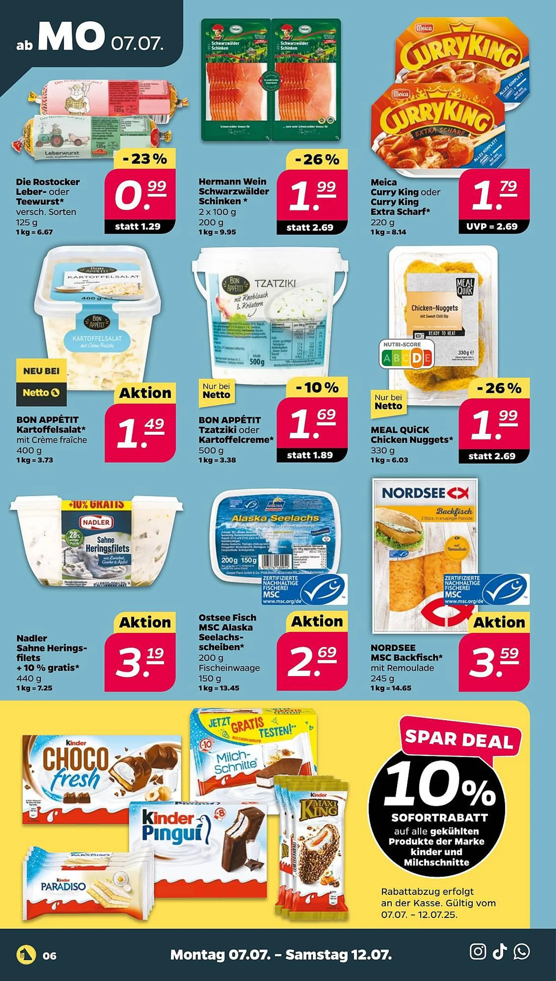 NETTO Prospekt von 7. Juli bis 12. Juli 2025 - Prospekt seite 10