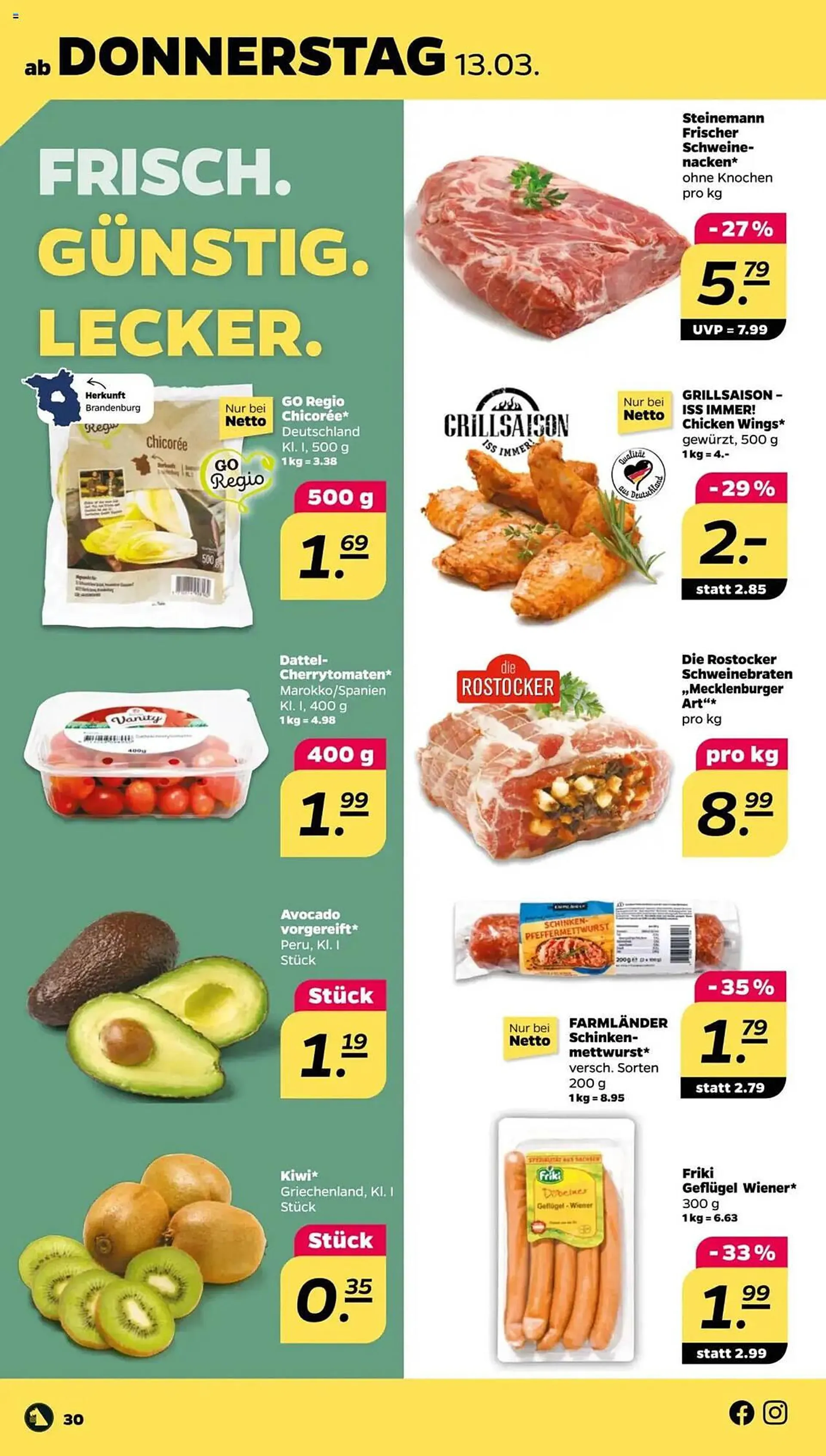 NETTO Prospekt von 10. März bis 15. März 2025 - Prospekt seite 30