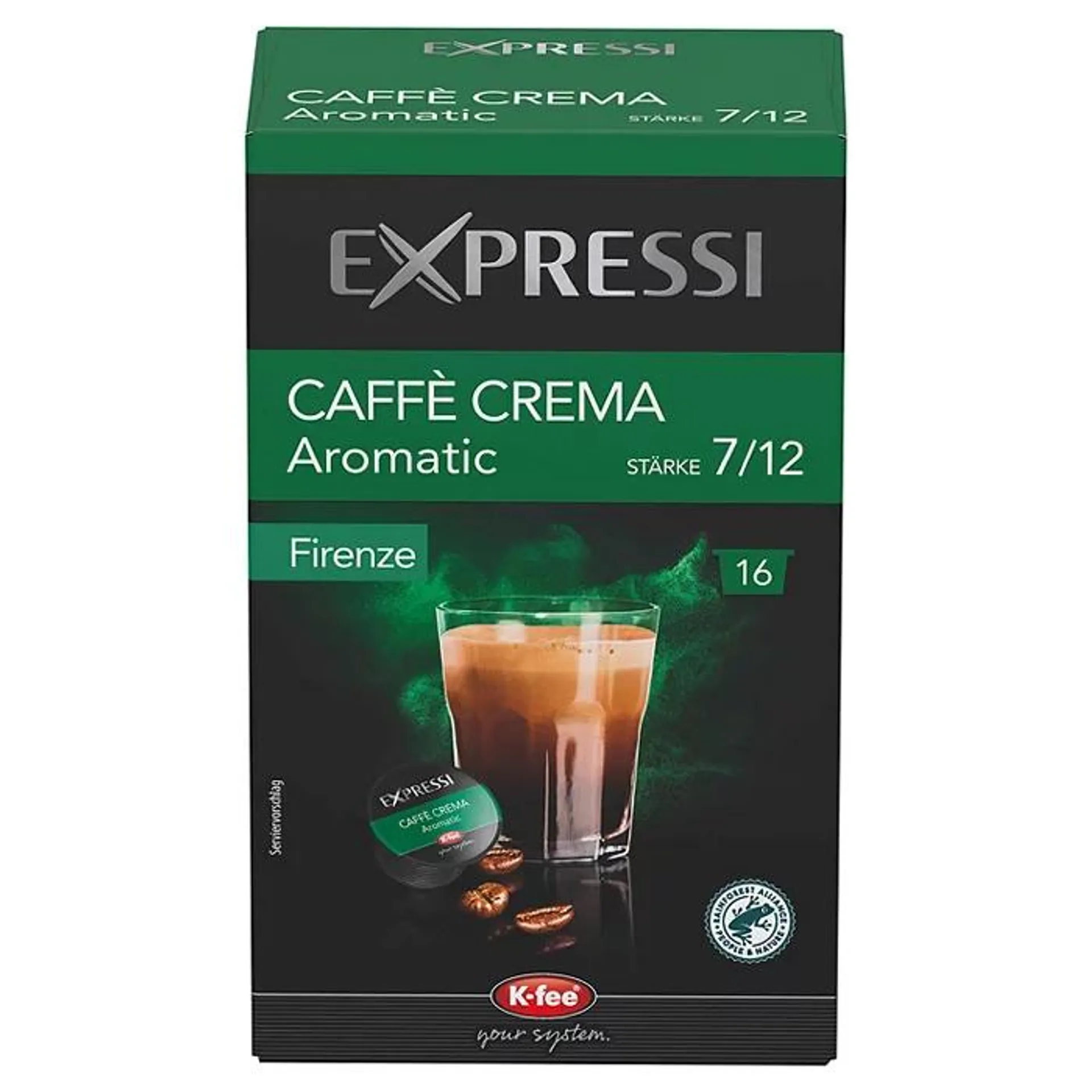 EXPRESSI Kaffeekapseln Lungo Firenze 128 g