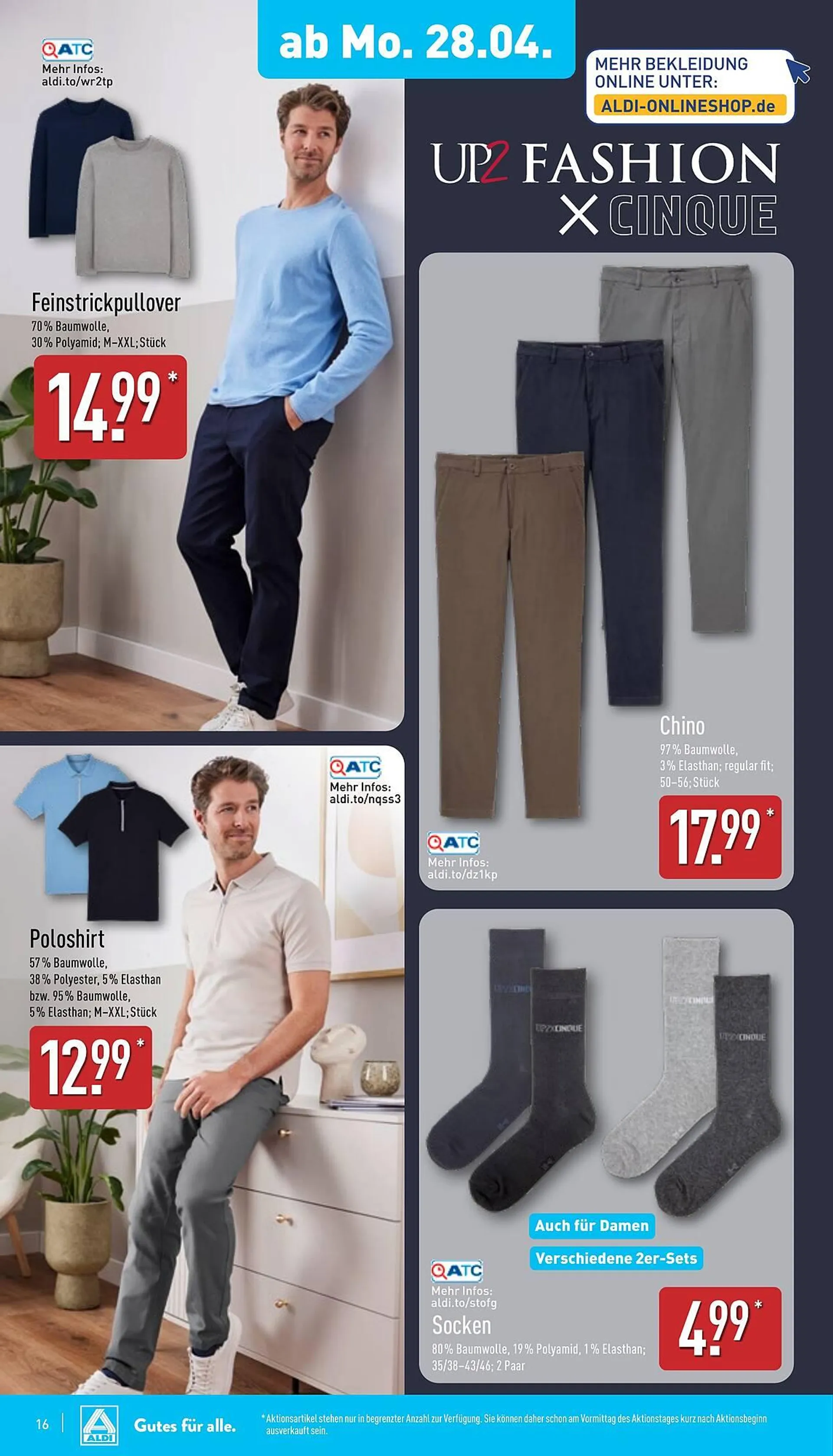 Aldi Nord Prospekt von 28. April bis 3. Mai 2025 - Prospekt seite 16