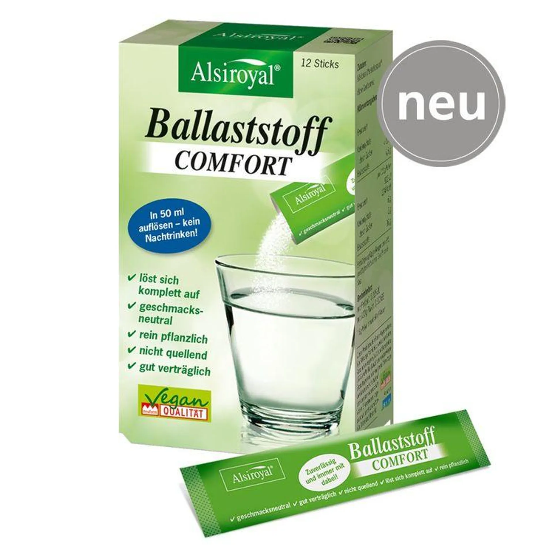 Alsiroyal - Ballaststoff Comfort 12 Sticks