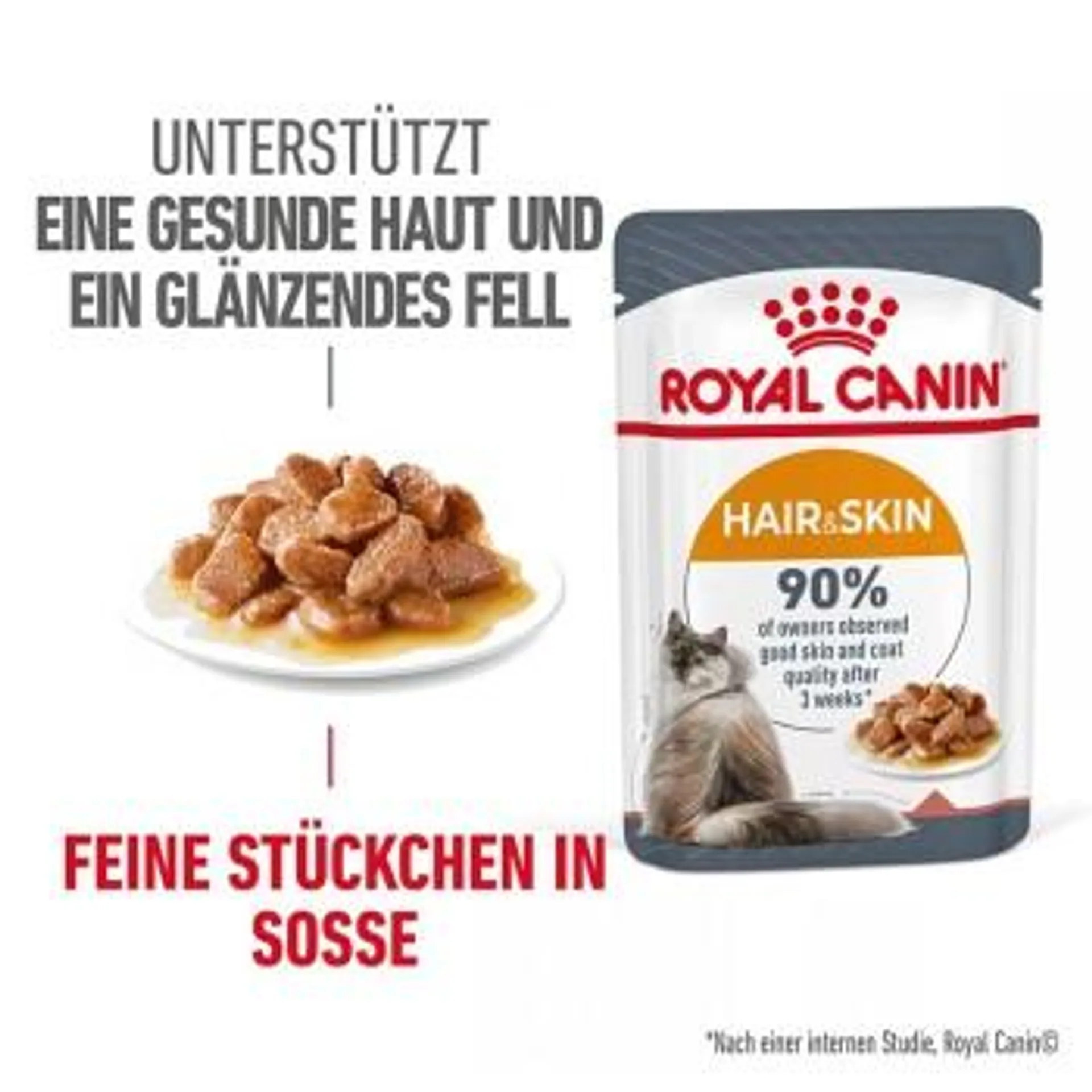 ROYAL CANIN Hair & Skin in Soße 12x85 g