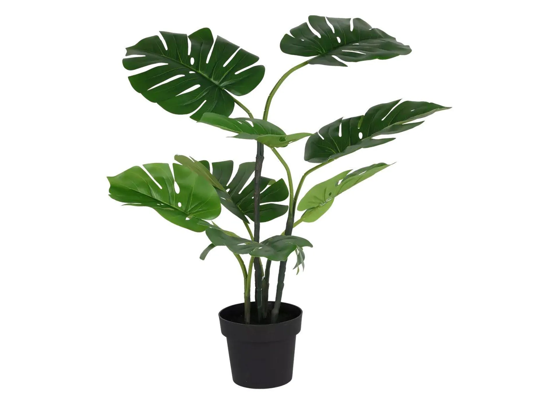 Große künstliche Monstera im Topf 90cm