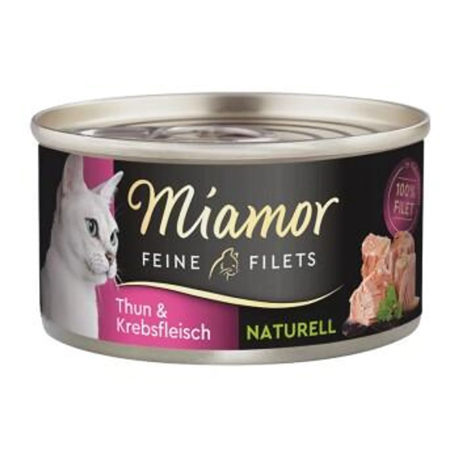 Miamor Feine Filets Naturelle Thun & Krebsfleisch 48x80 g