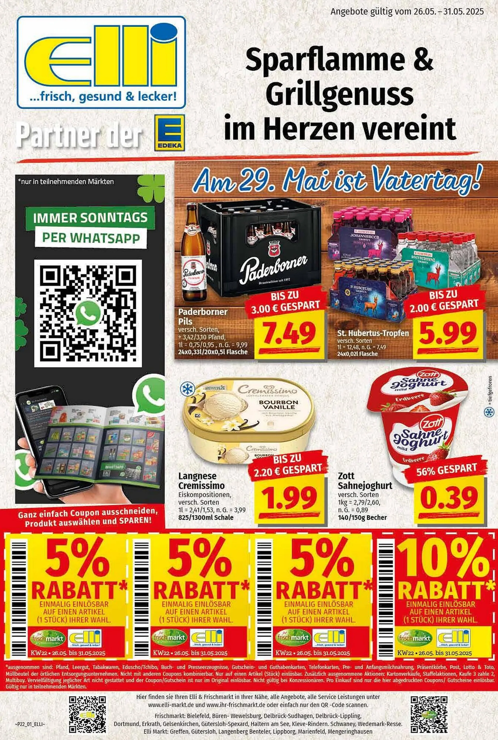 Elli Markt Prospekt von 26. Mai bis 31. Mai 2025 - Prospekt seite 1