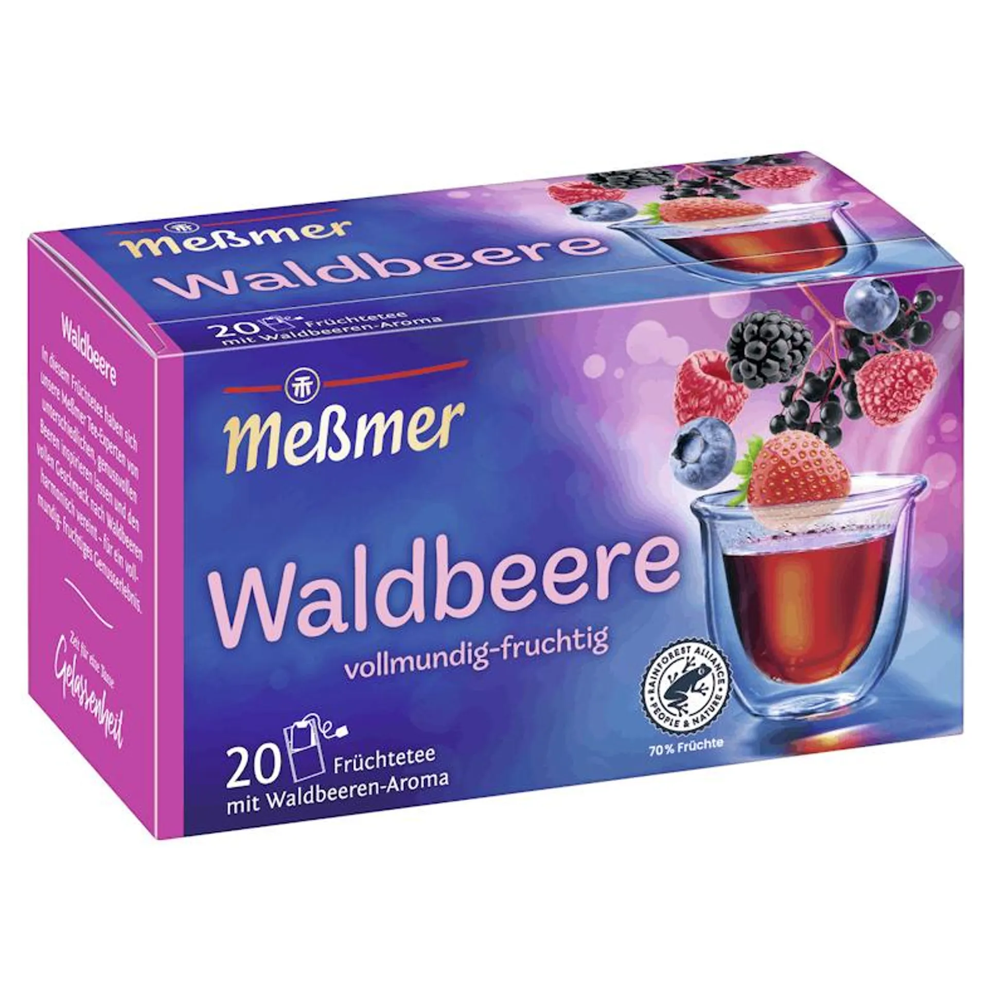 Meßmer Früchtetee Waldbeere 20 Teebeutel (55 g)