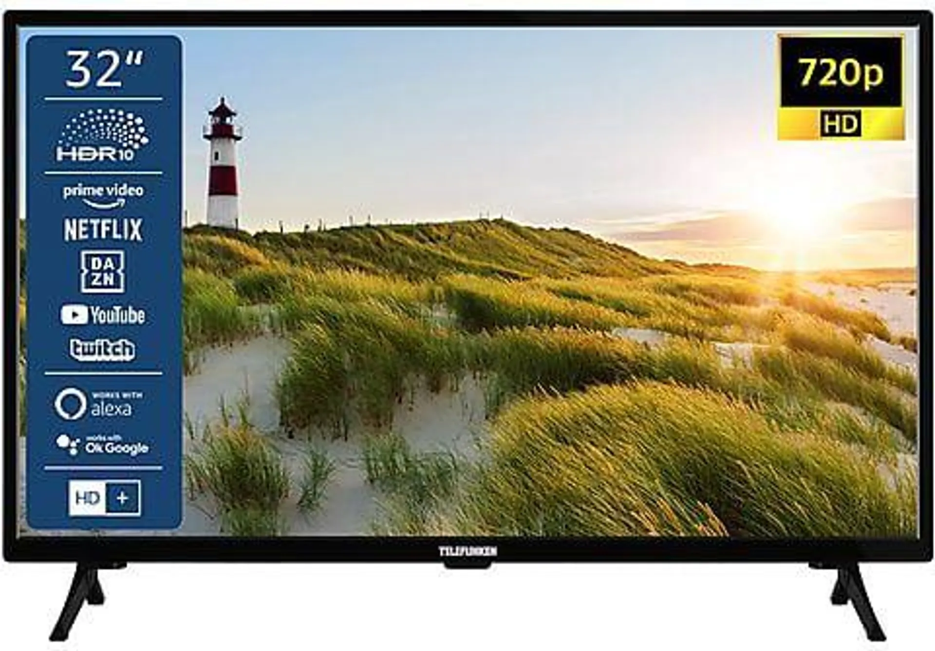 TELEFUNKEN XH32SN550S LED TV (Flat, 32 Zoll / 80 cm, HD-ready, SMART TV)
