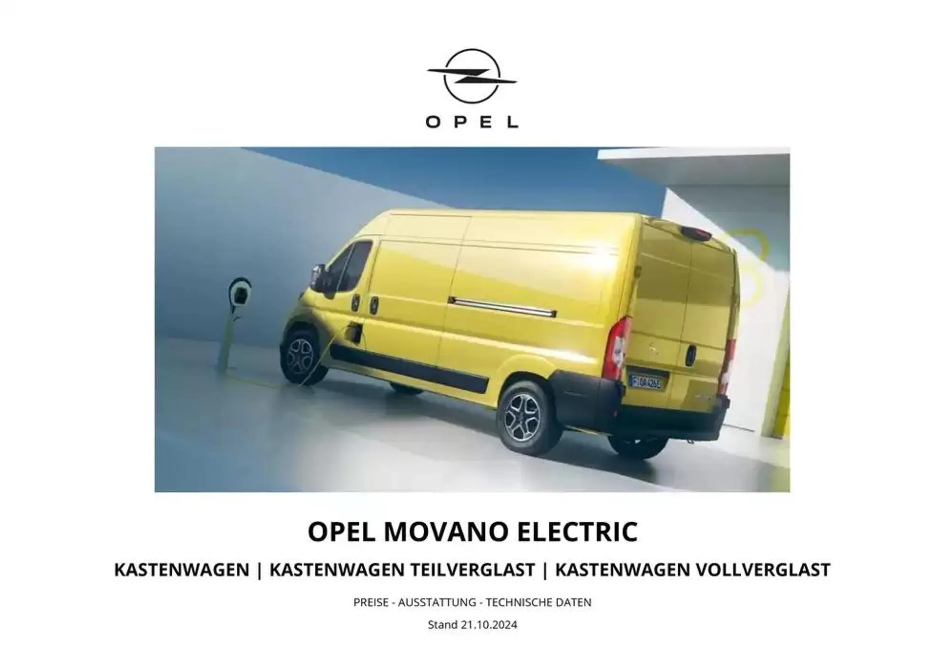 Opel Neuer Movano Electric von 17. Dezember bis 17. Dezember 2025 - Prospekt seite 1