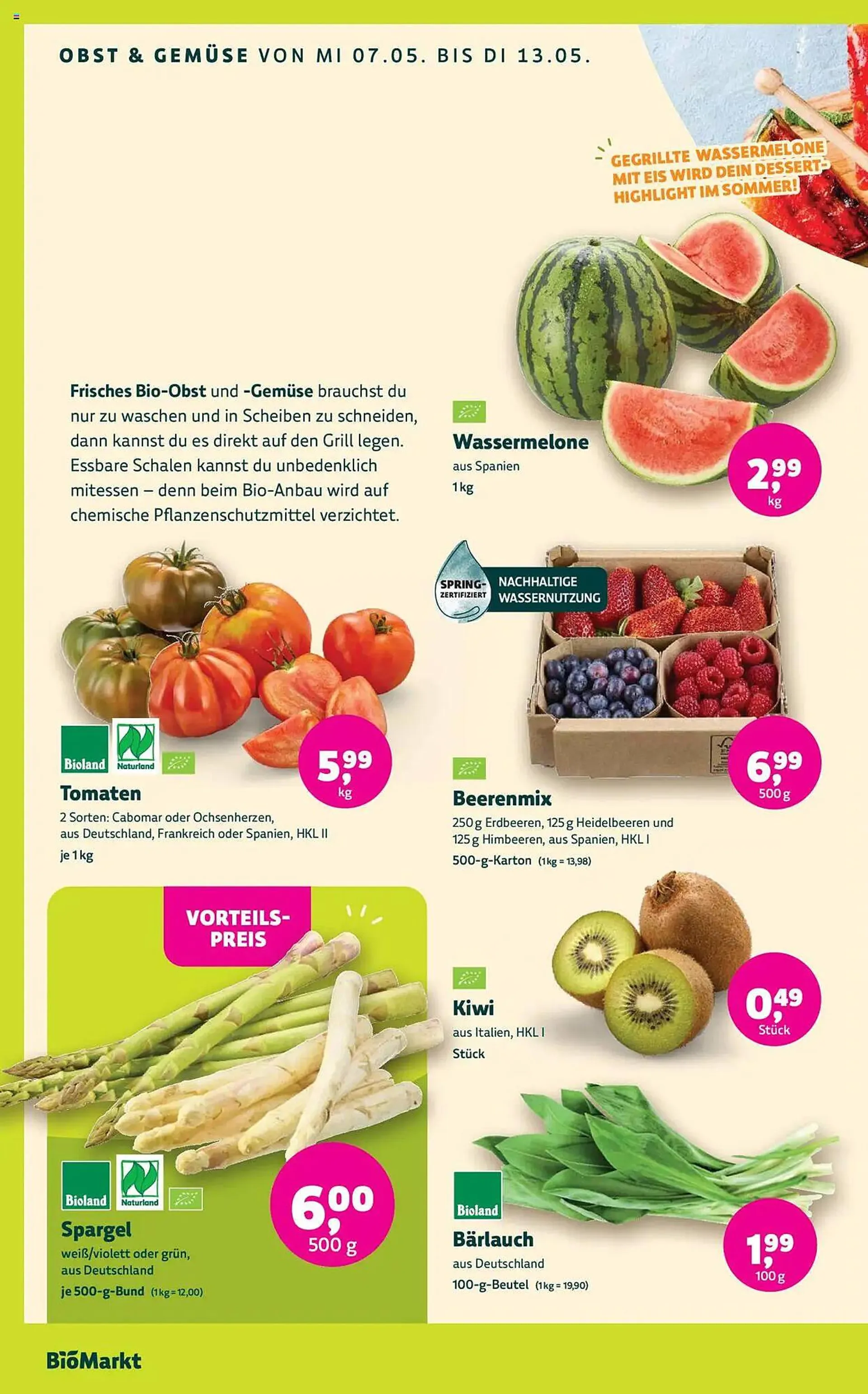 Biomarkt Prospekt von 7. Mai bis 20. Mai 2025 - Prospekt seite 2