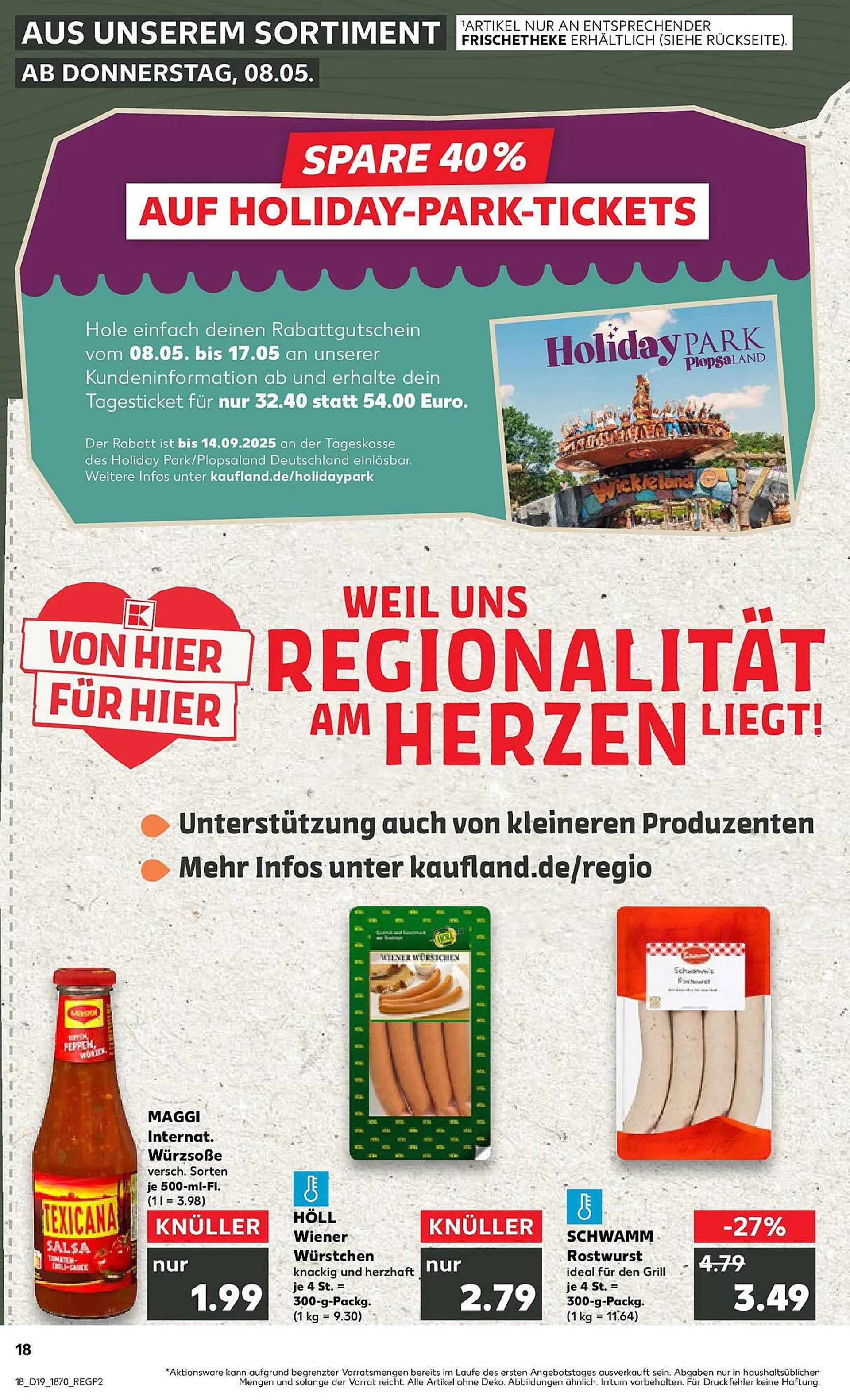 Kaufland Prospekt - Regio-Wochen von 7. Mai bis 14. Mai 2025 - Prospekt seite 1