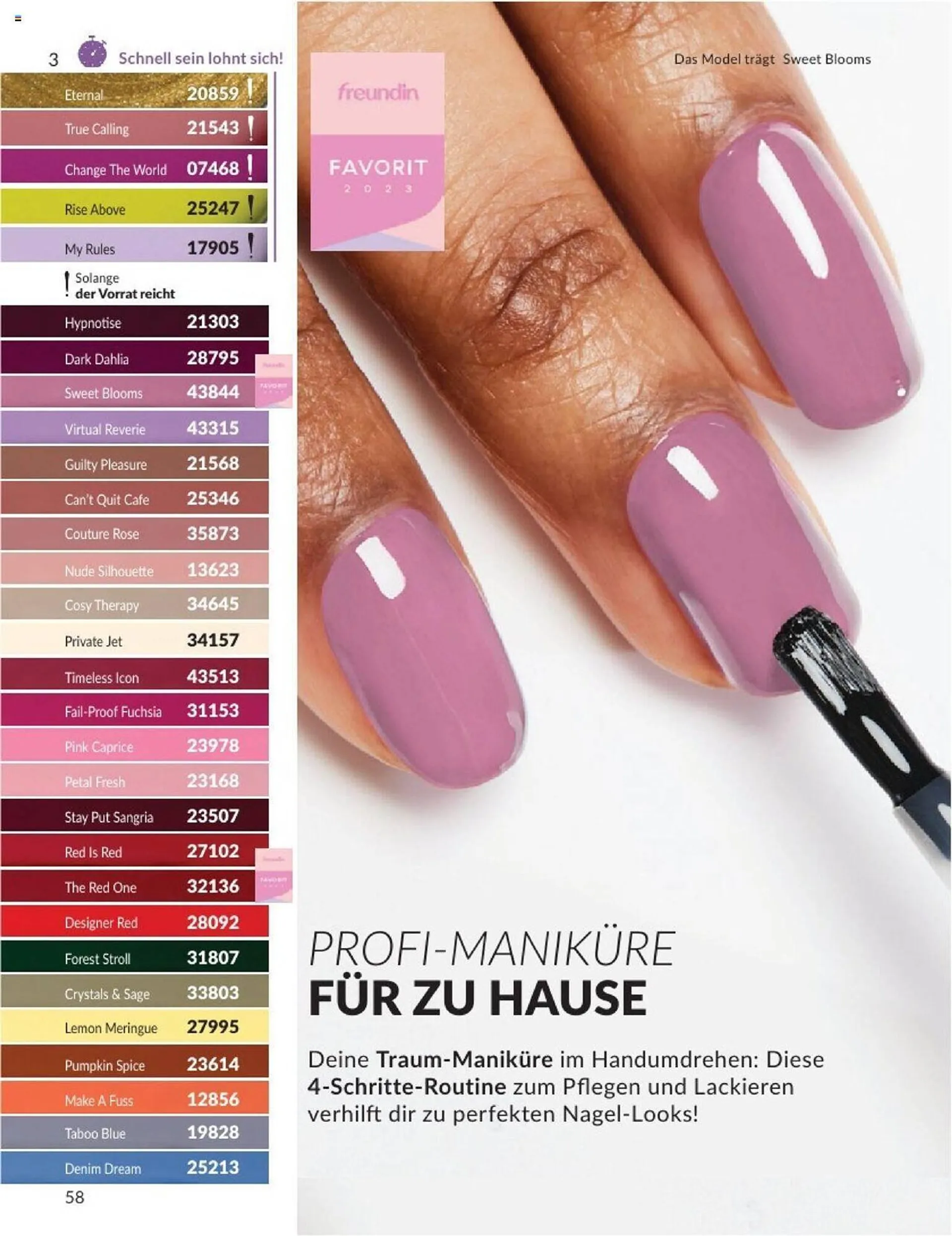 Avon Prospekt von 1. Juli bis 31. Juli 2024 - Prospekt seite 58