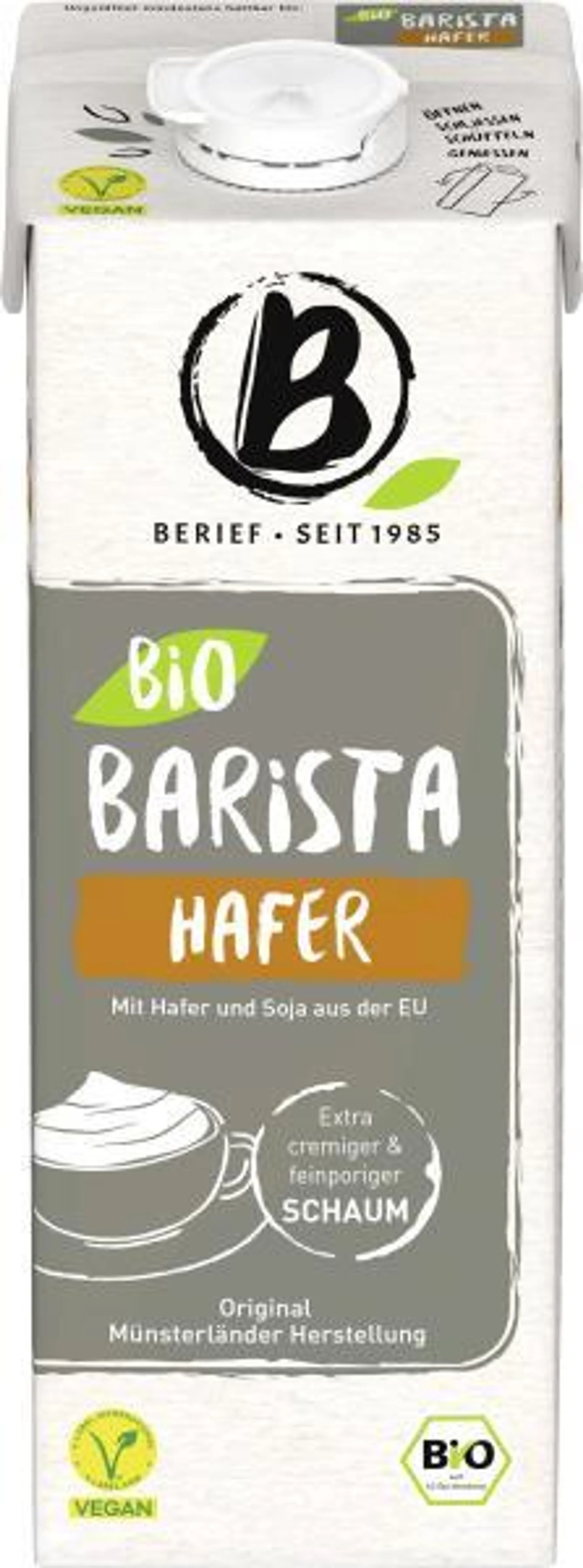 Berief Bio Barista Hafer Drink mit Soja